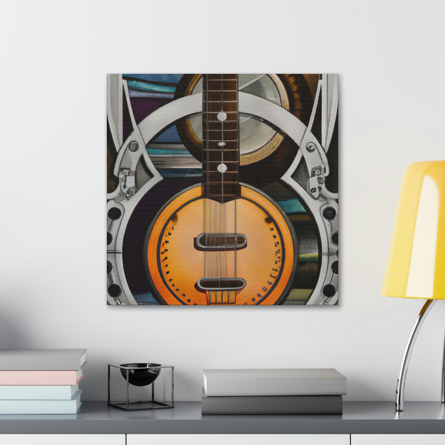 "Banjo in Art Deco" - Canvas