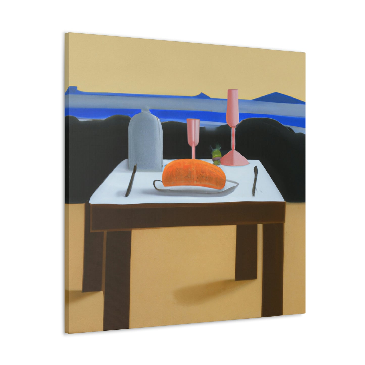 "Dinner Set Minimalism" - Canvas