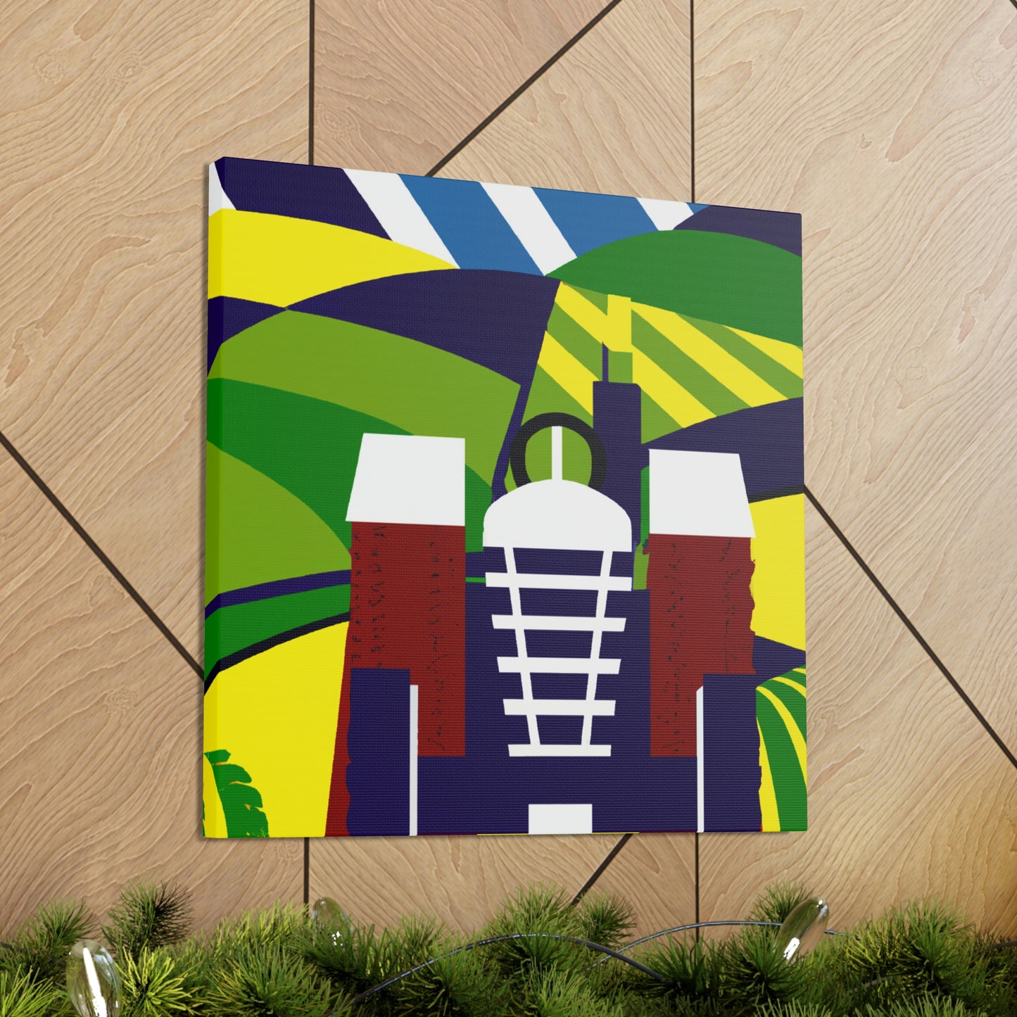 "Tractor of the Jazz Age" - Canvas