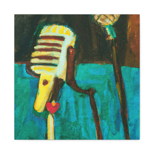 The Mic and Mood - Canvas