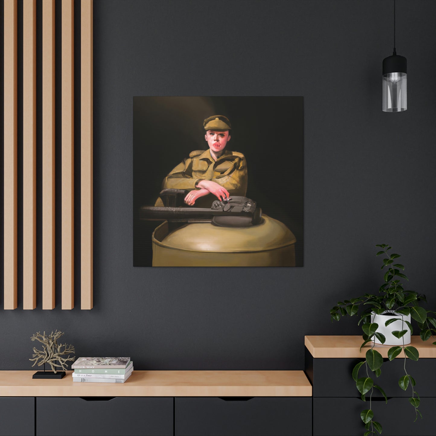 "Tank Operator's Dreamscape" - Canvas