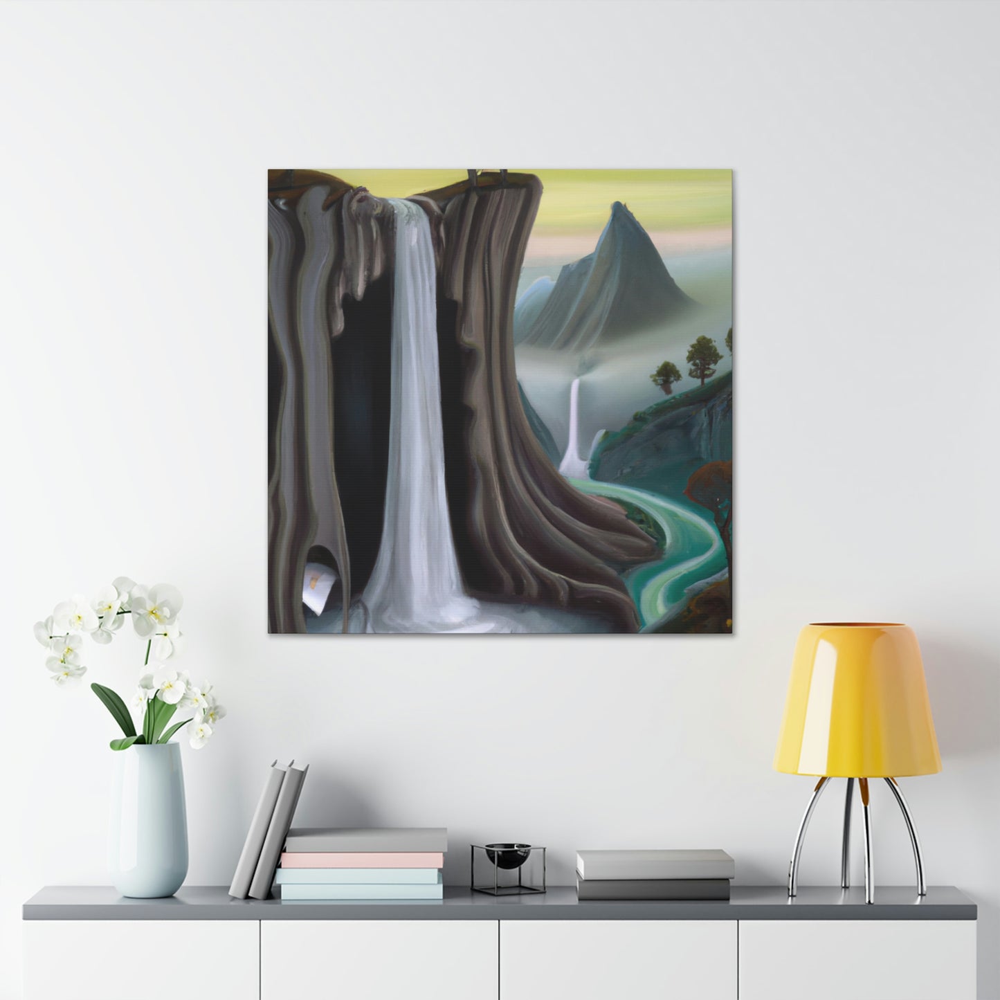 Escape the Waterfall Dream - Canvas