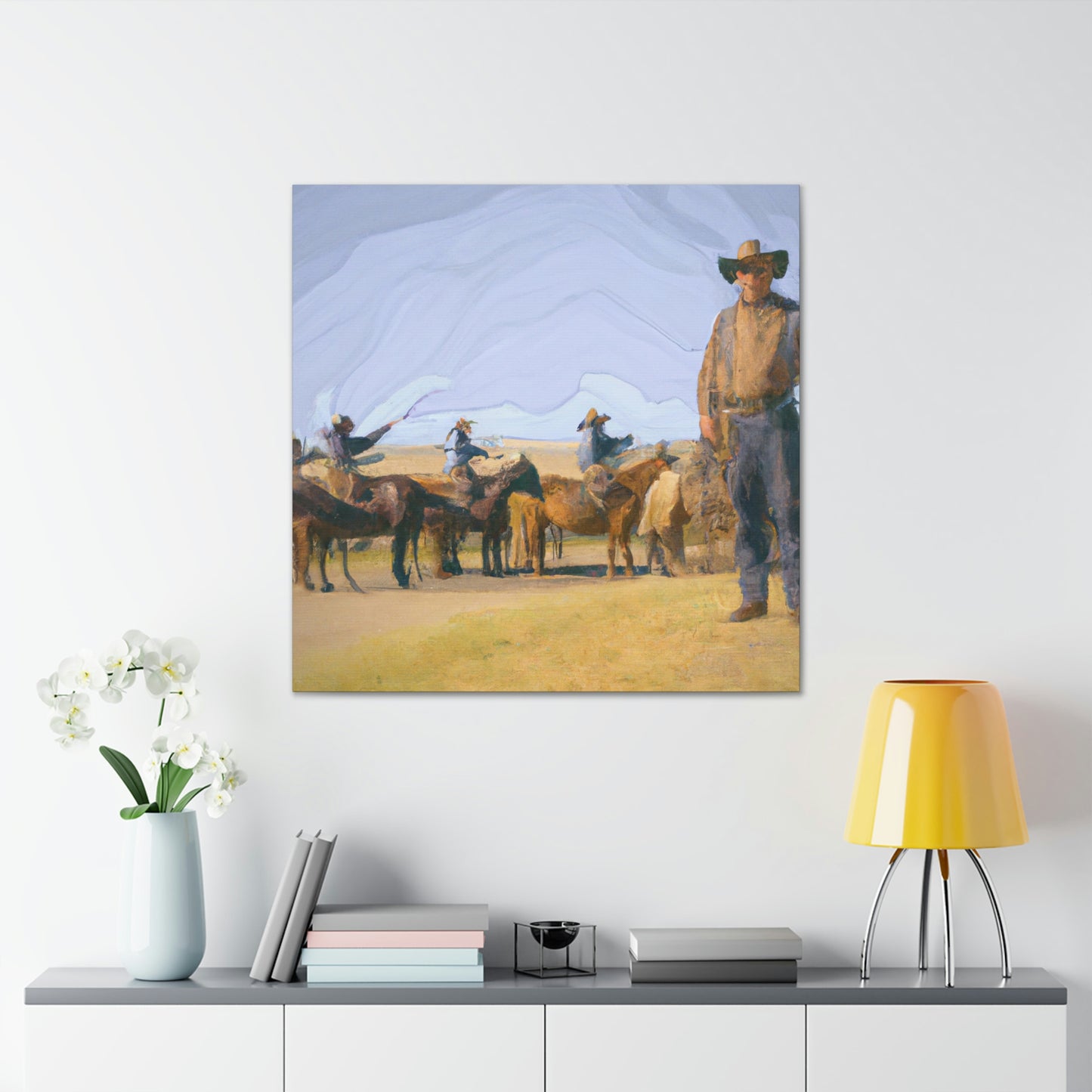 "Herd on a Ranch" - Canvas