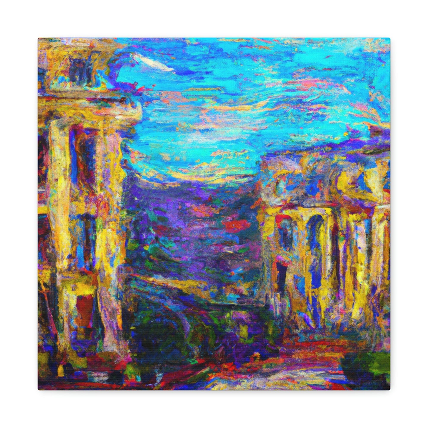 "Neo-Classical Renewal Vision" - Canvas