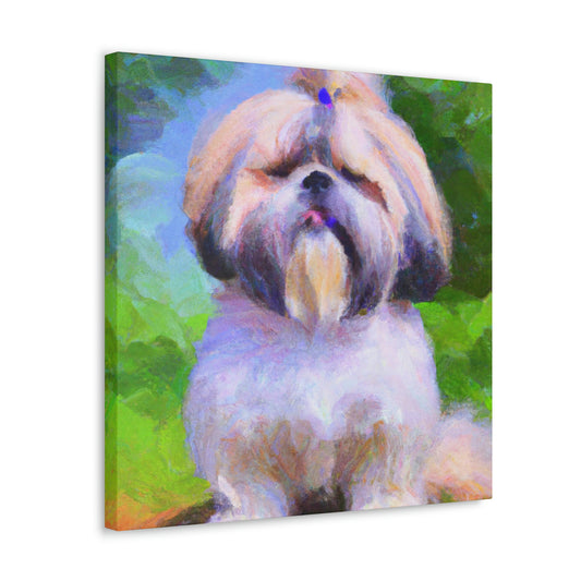 "Cute Shih Tzu Puppy" - Canvas