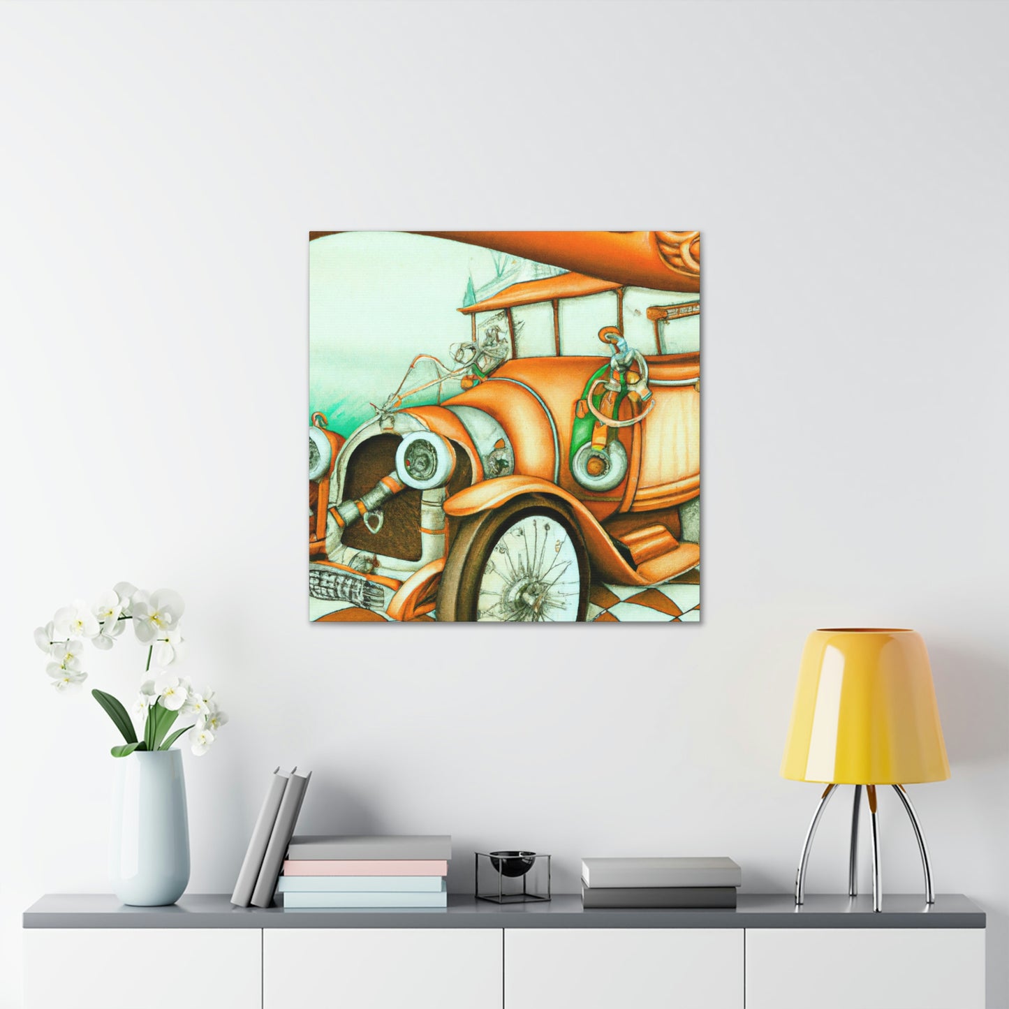 "Automobile Musing Dreams" - Canvas