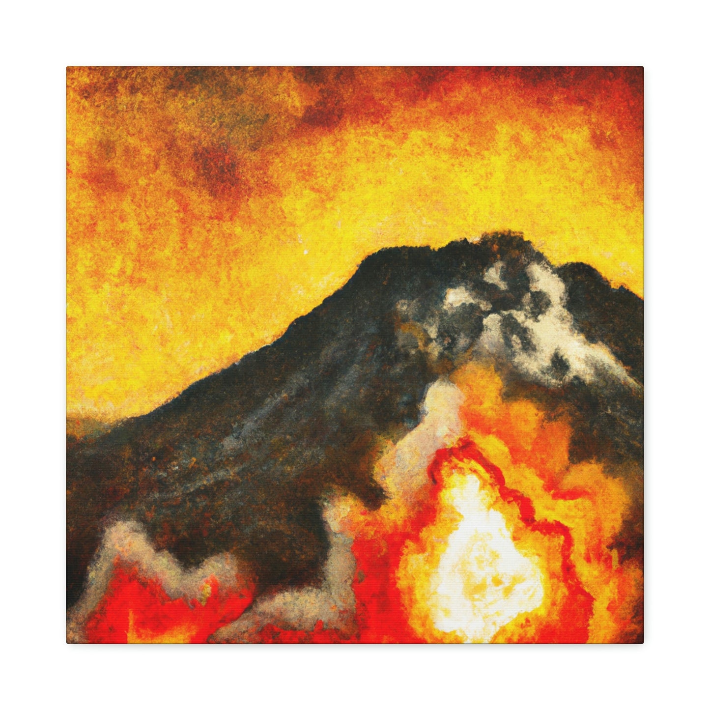 Volcanic Inferno Blaze - Canvas