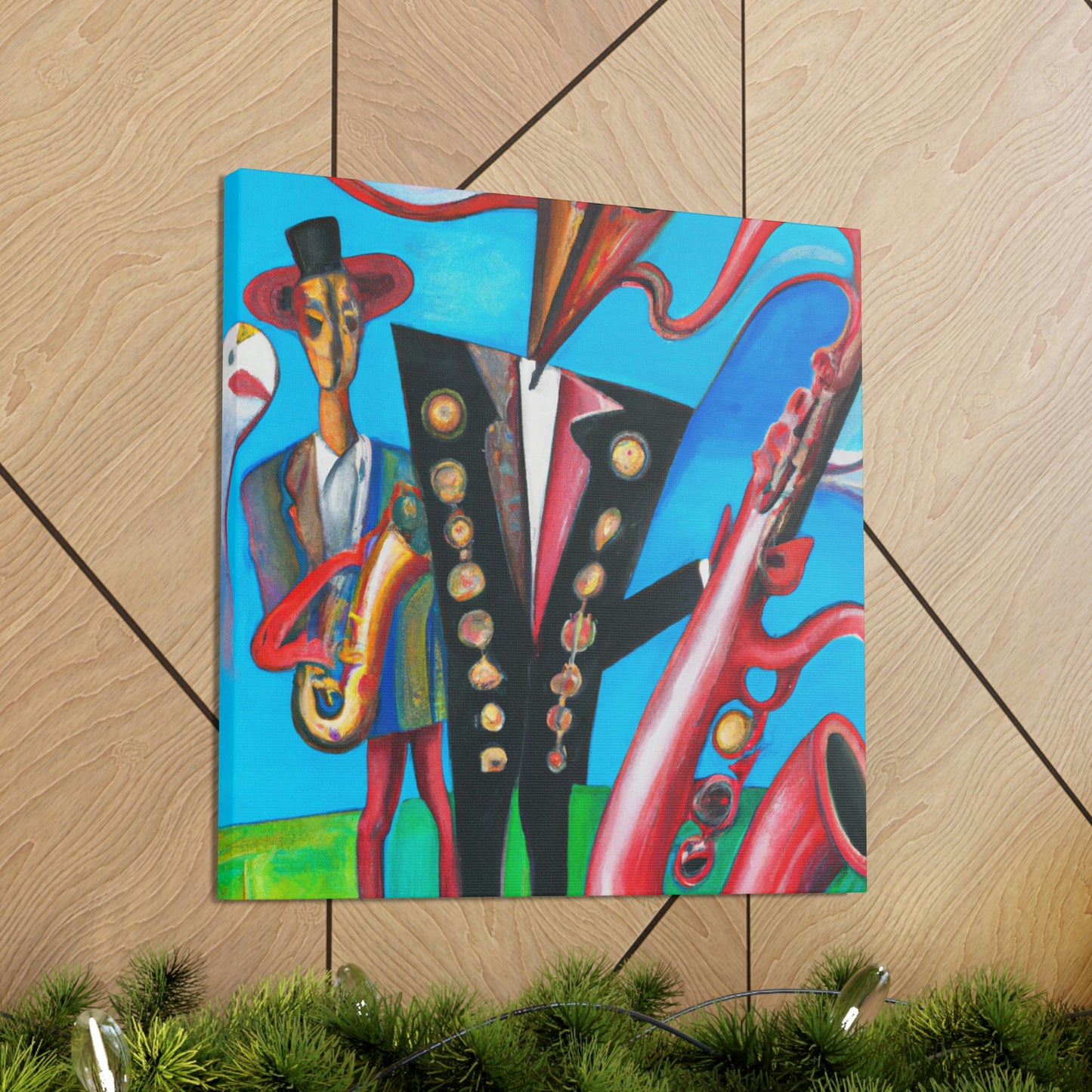 "Saxophone in Fauvism" - Canvas