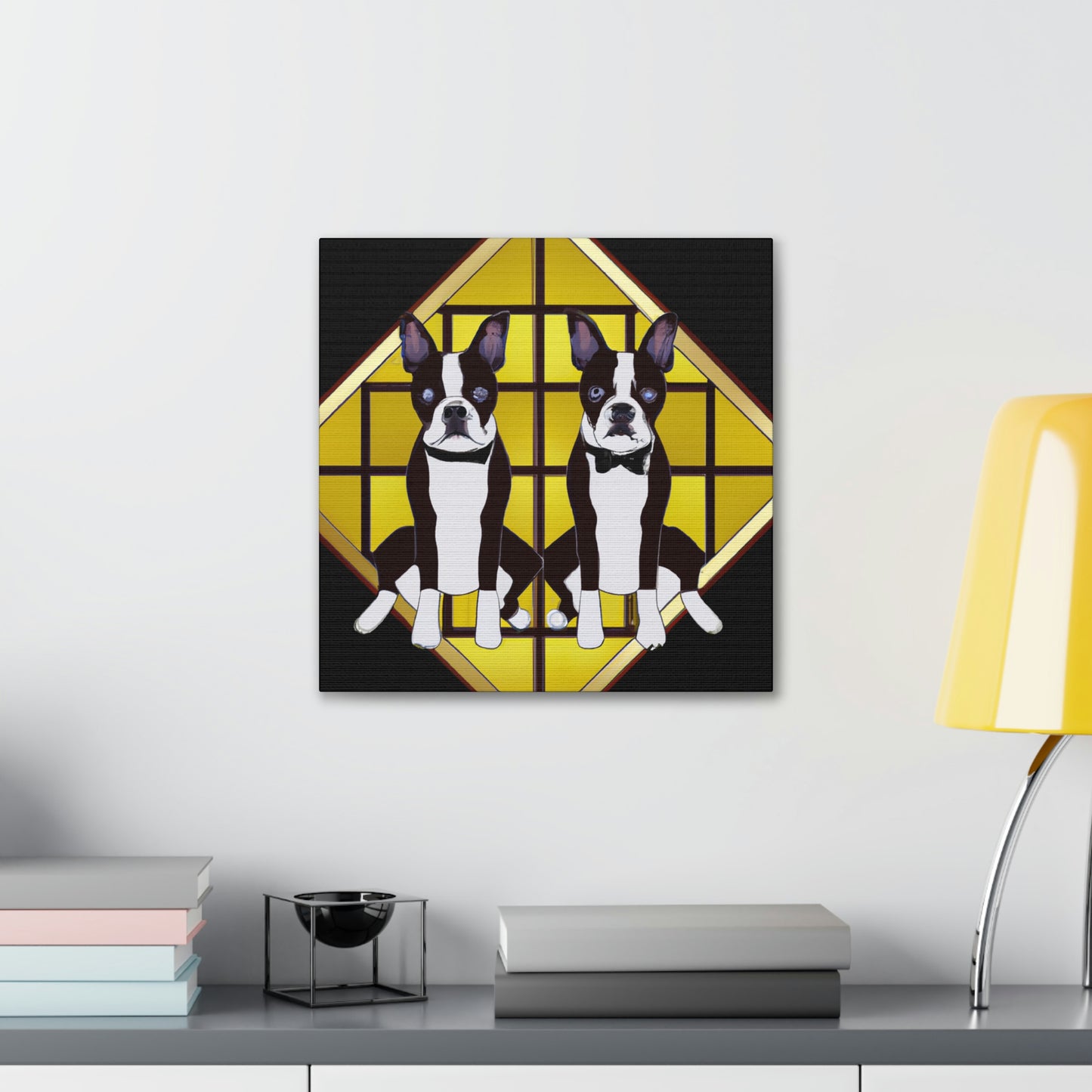 Dazzling Deco Doggie - Canvas