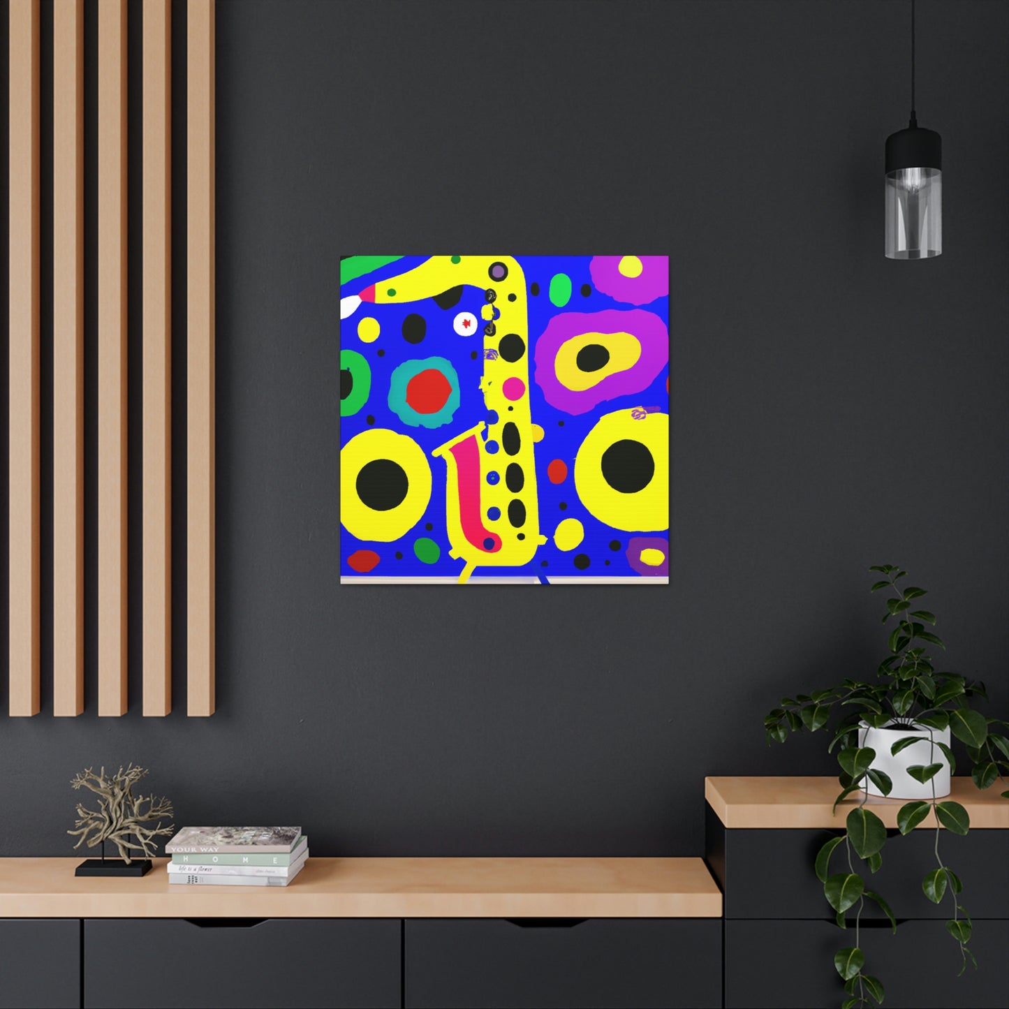 Saxophone Blues Symphony - Canvas