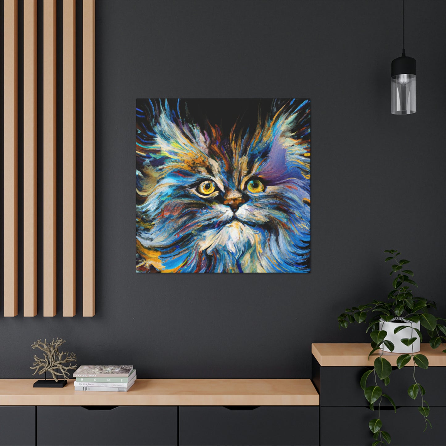 Maine Coon Expressionism - Canvas