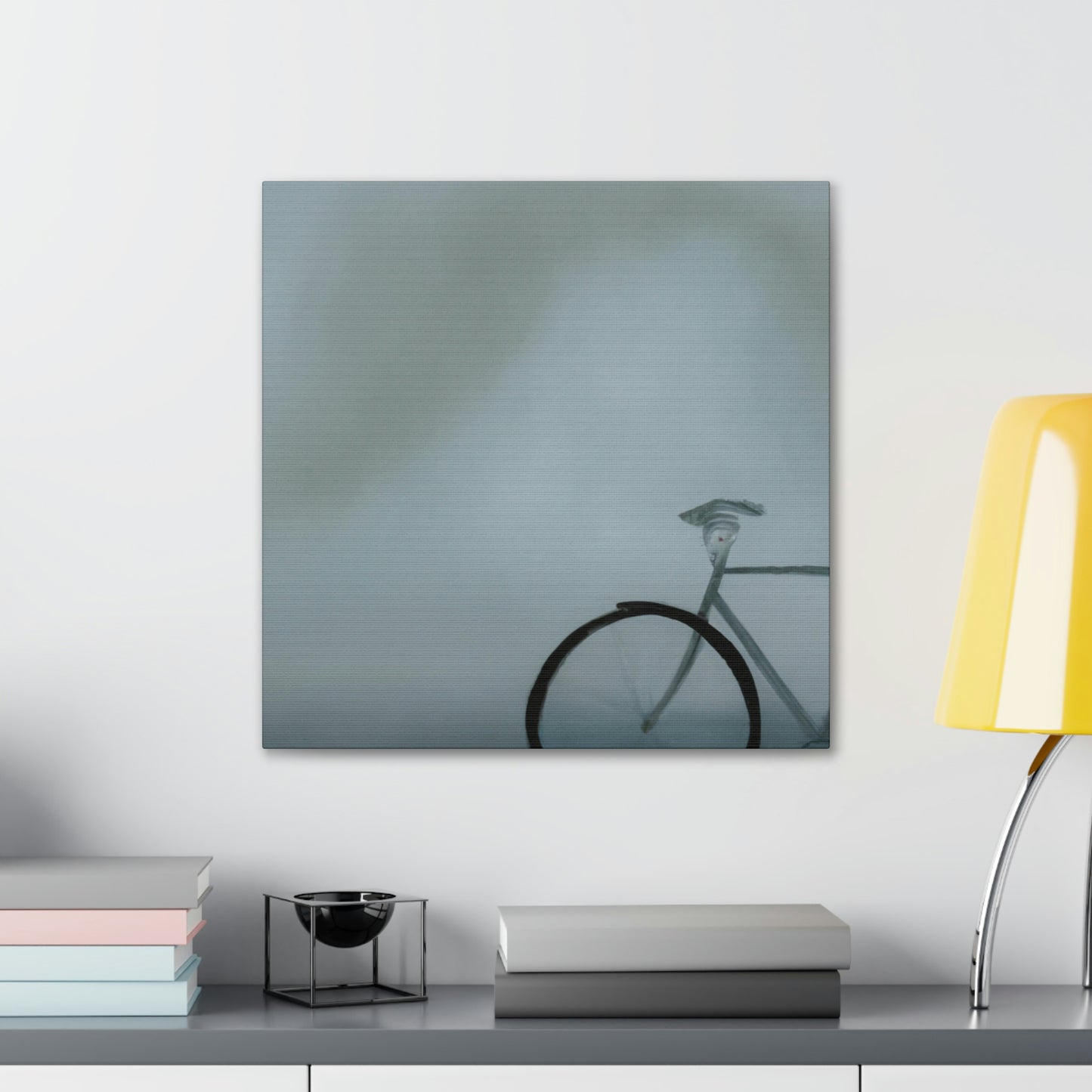 "Bicycle in Minimalism" - Canvas