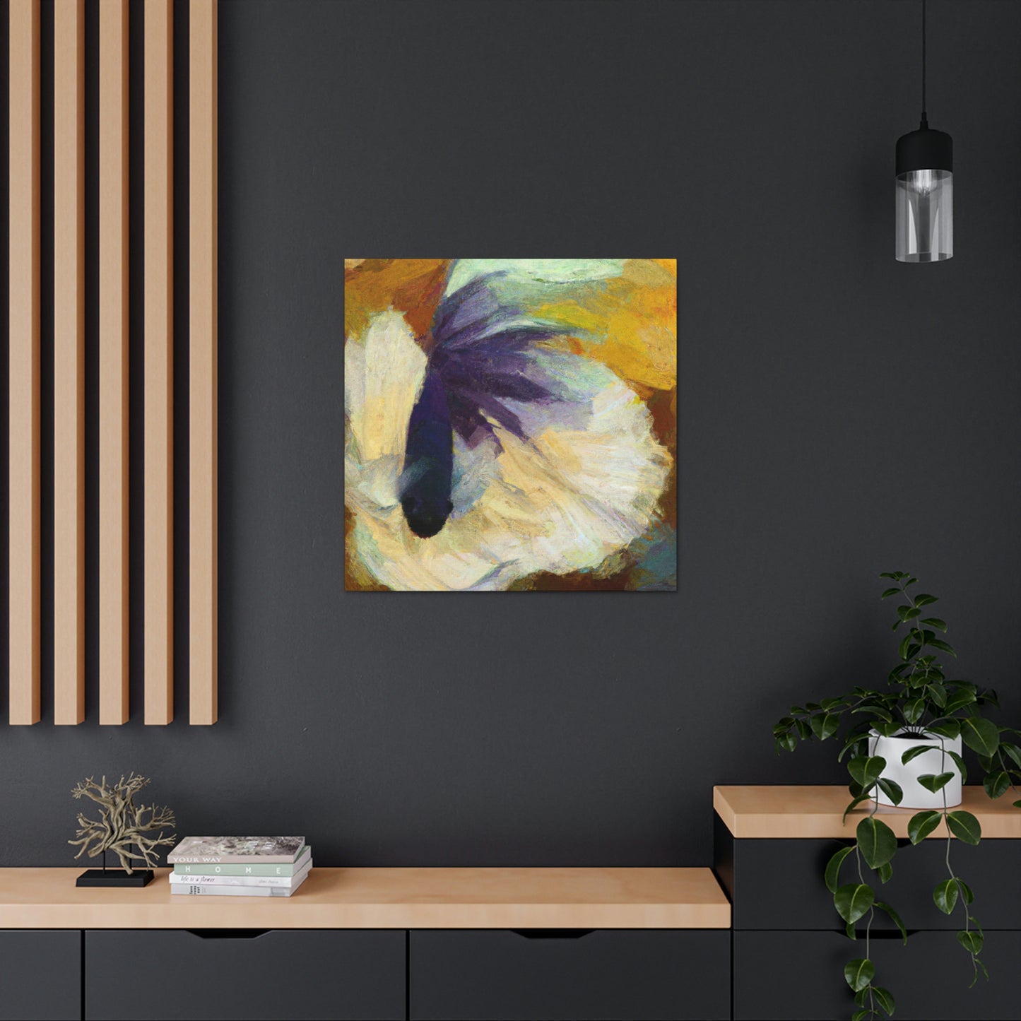 Betta Fish Abstract. - Canvas