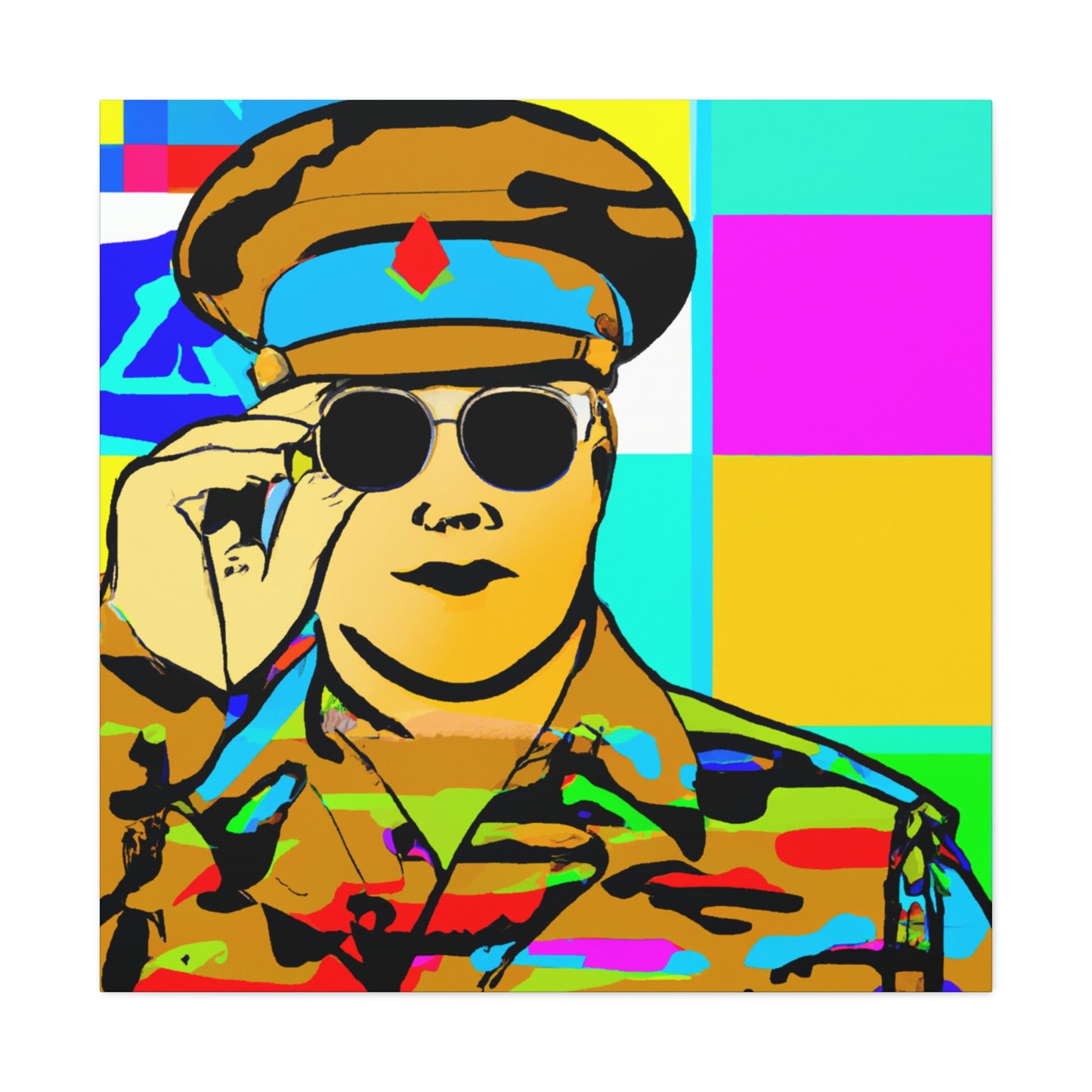 Supply Sergeant Pop Art - Canvas