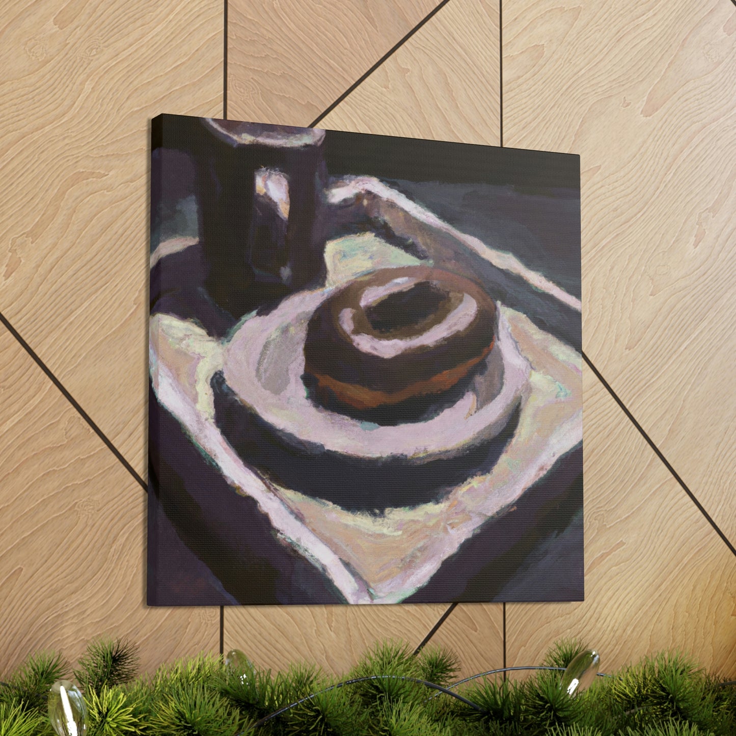 "Doughnut's Bold Flair" - Canvas