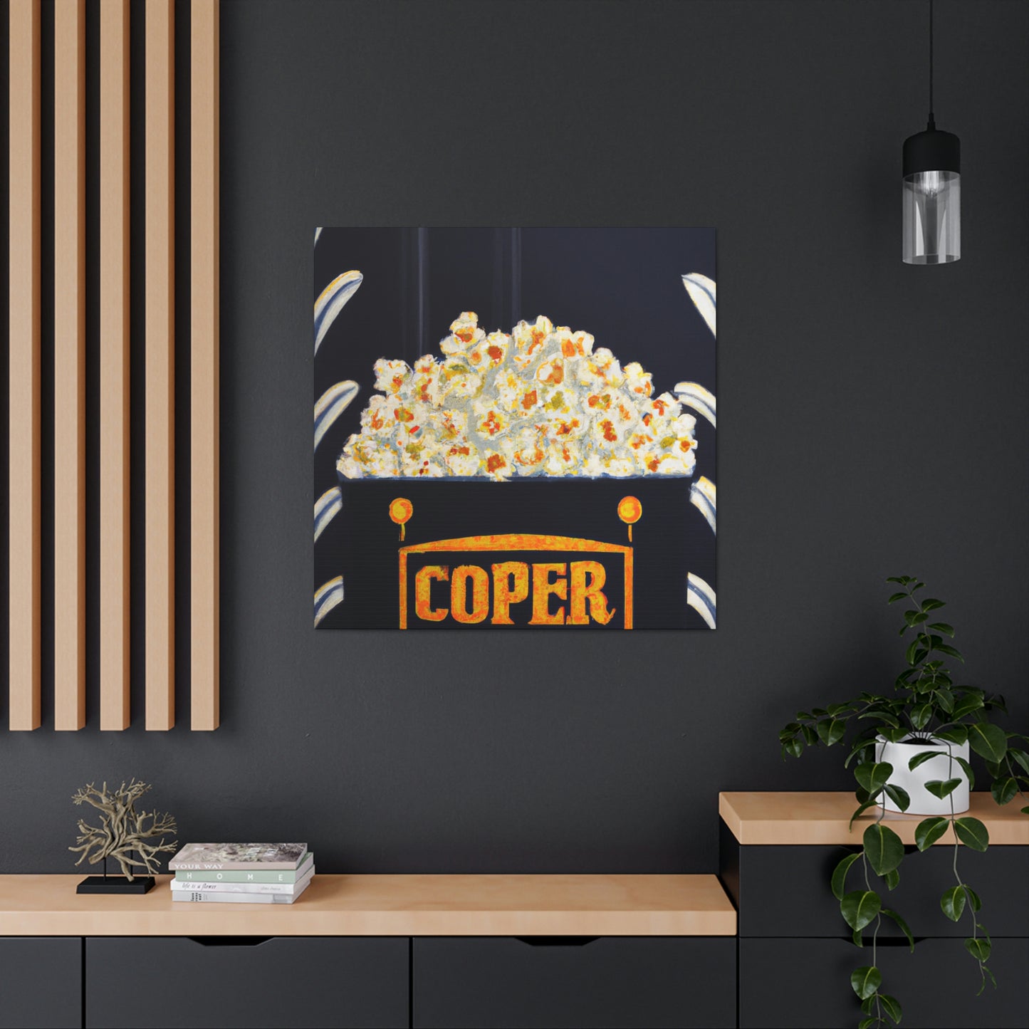 "Popcorn Jazz Jubilee" - Canvas