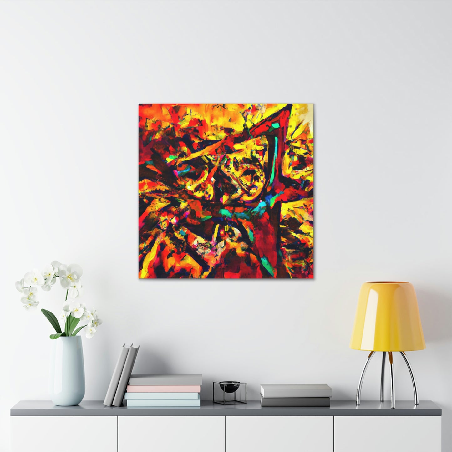 "Stormy Abstraction Skies" - Canvas