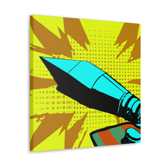 "Bullets in Flight Pop Art" - Canvas