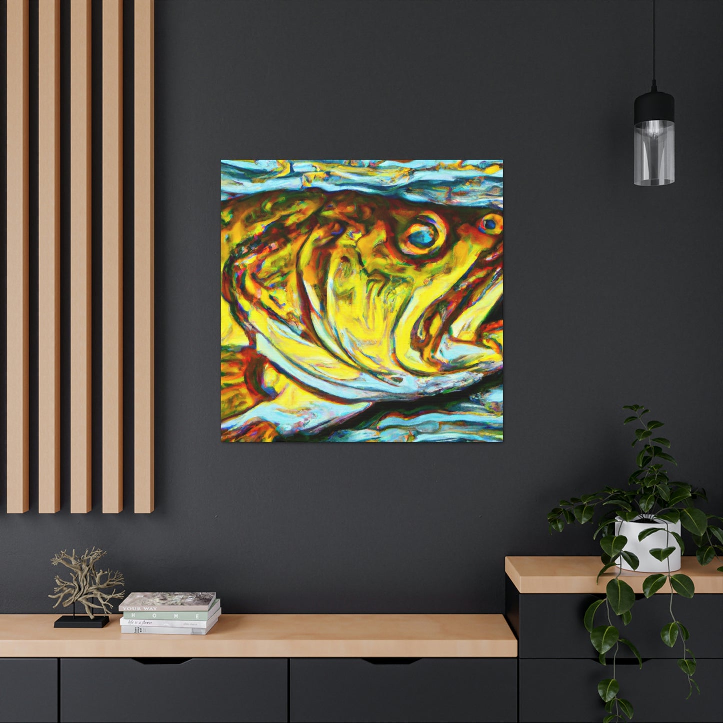 Walleye Splendor Rising - Canvas