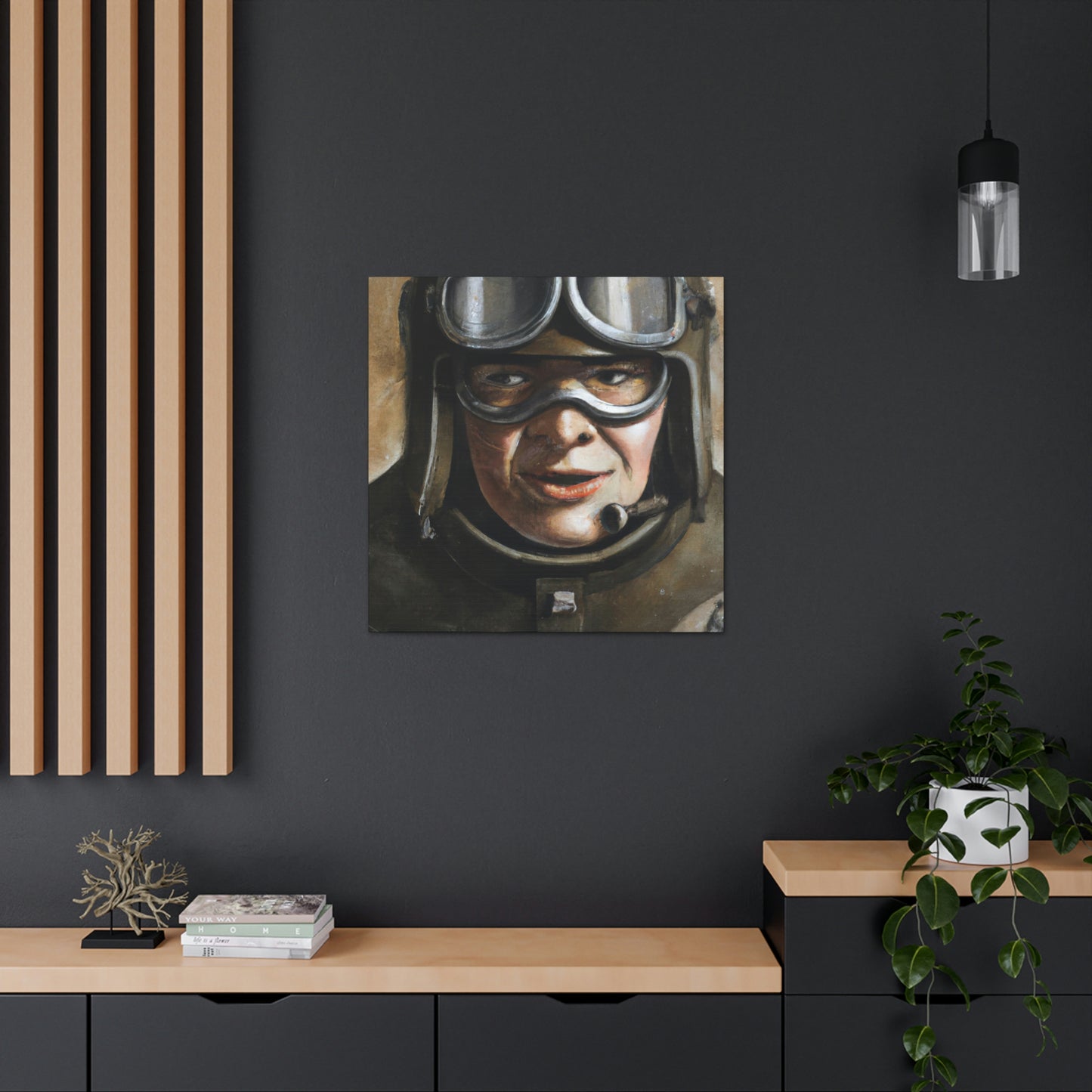 Aviator's Flight Triumph - Canvas