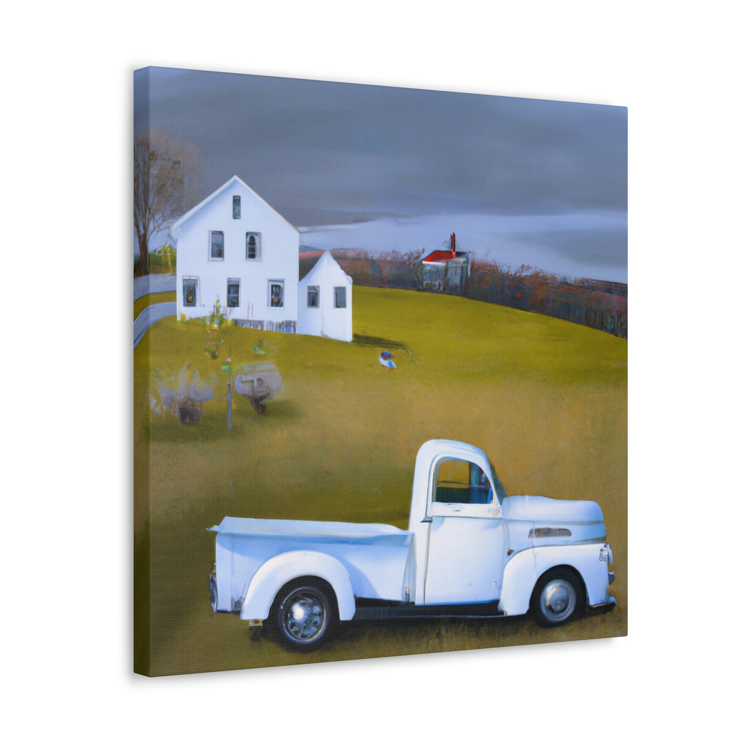 "Old Pickup Surreality" - Canvas