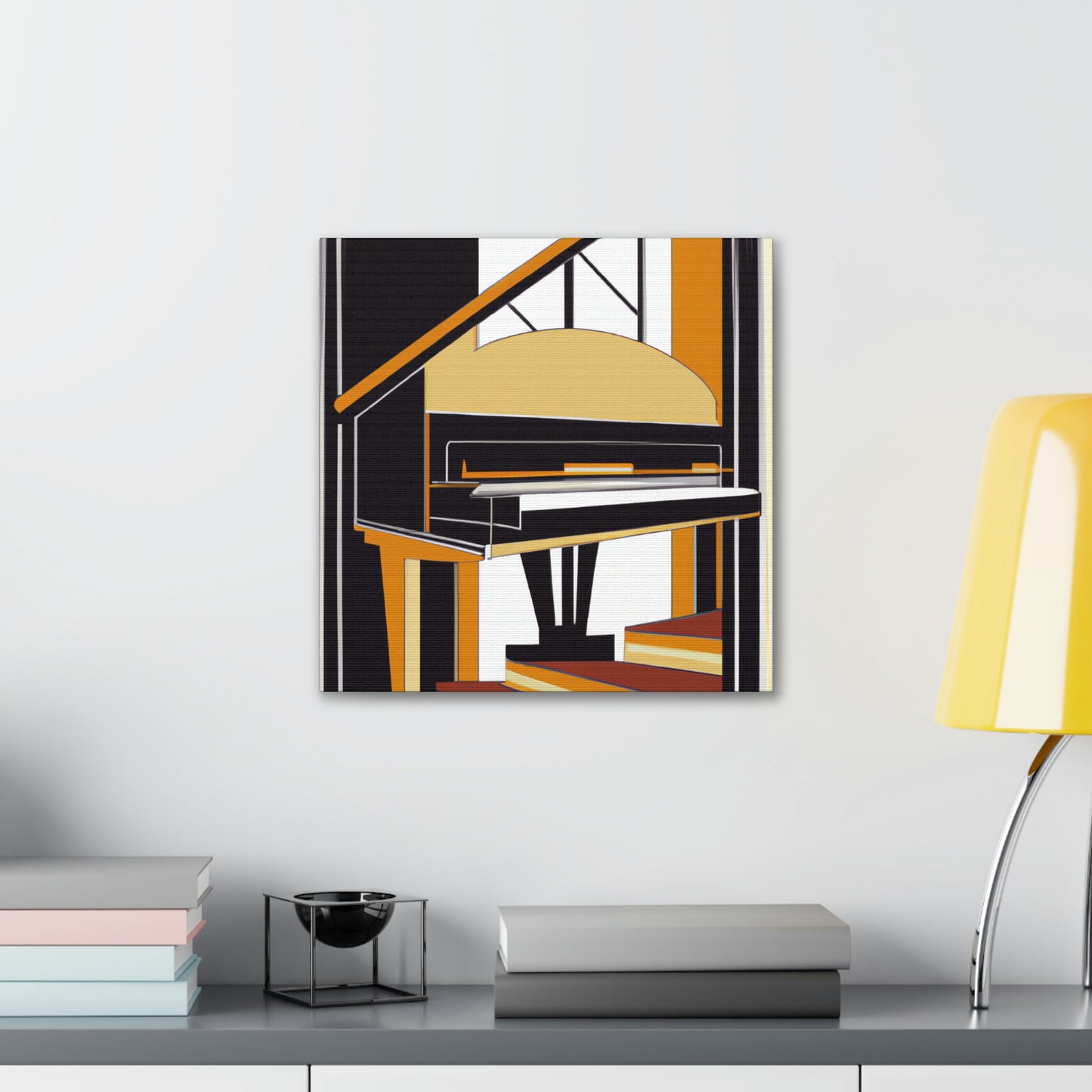 Piano's Artistic Lilt - Canvas