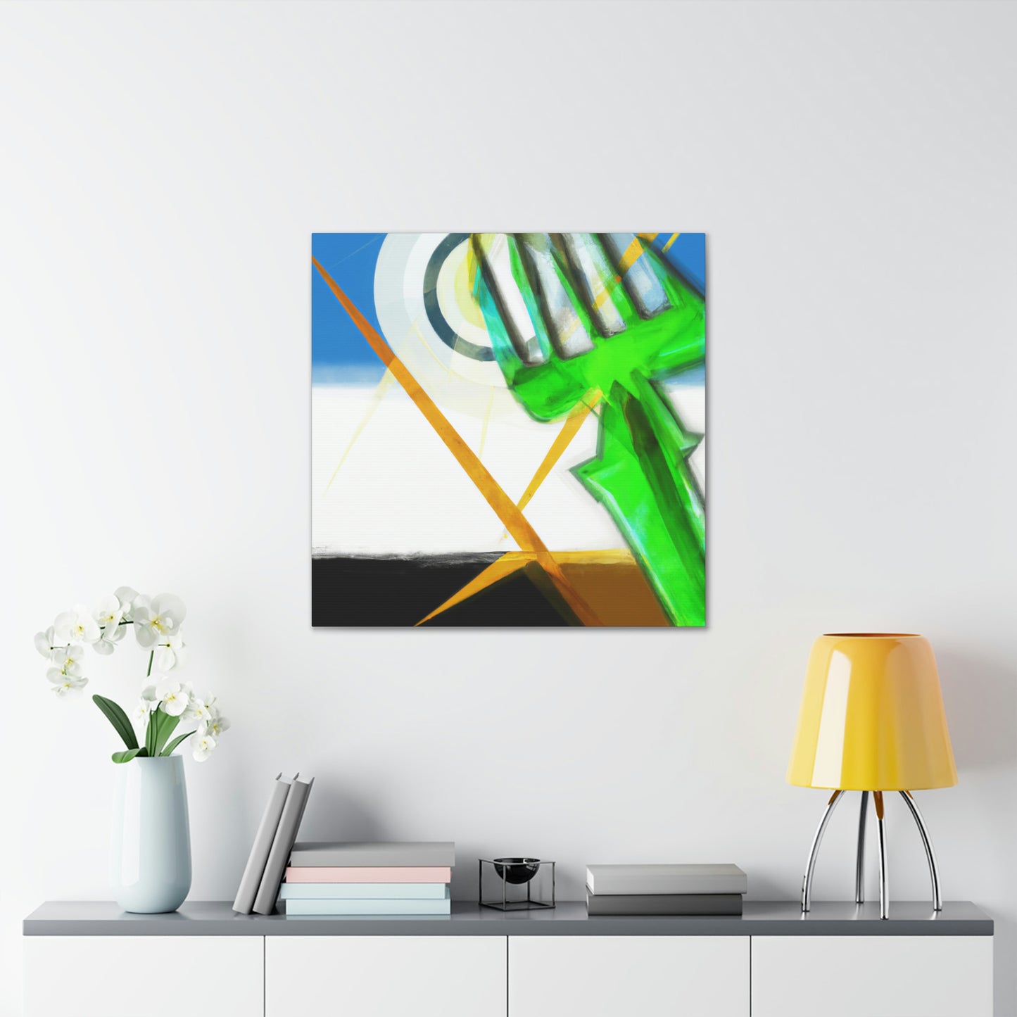 "Pitchfork in Art Deco" - Canvas