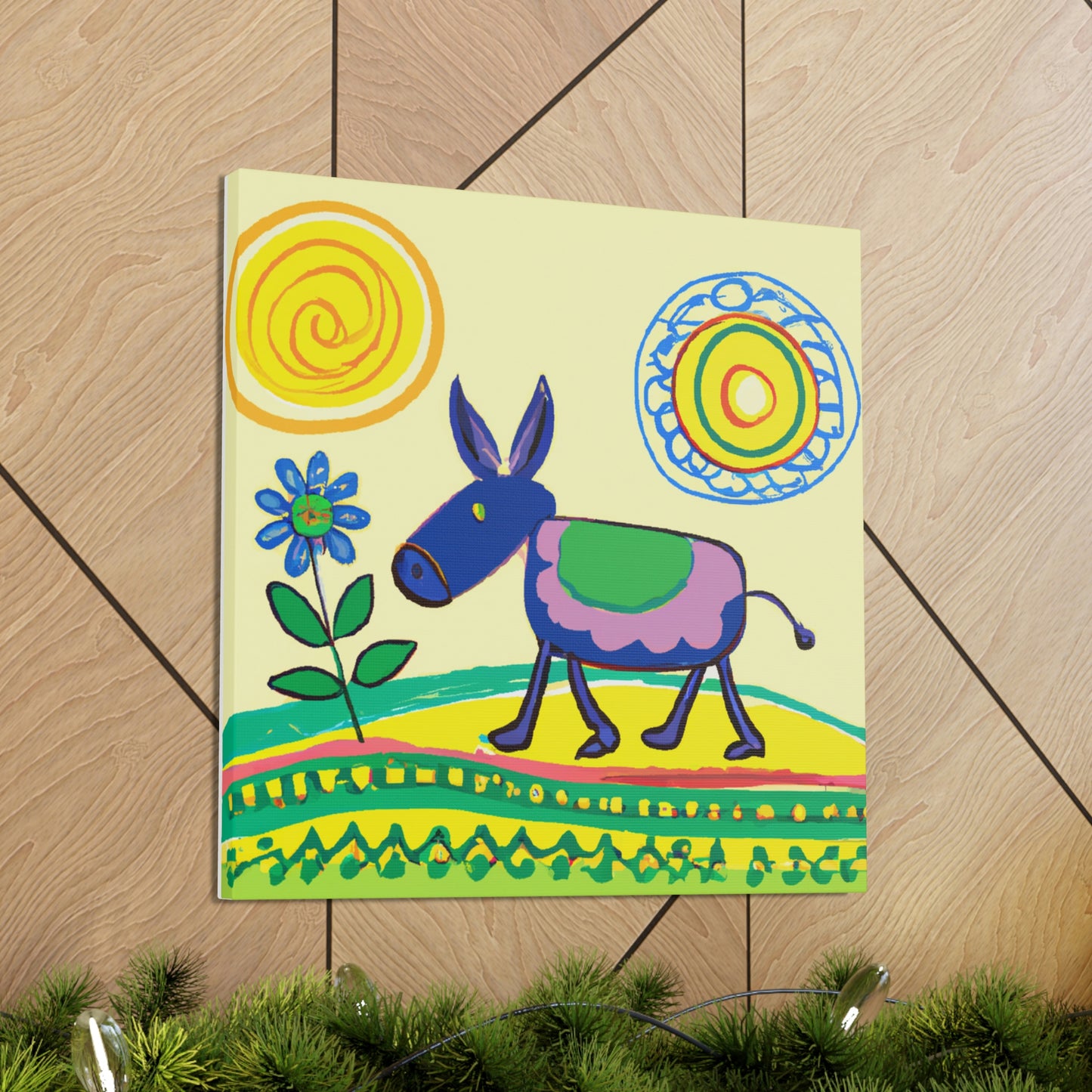 "The Donkey's Smile" - Canvas