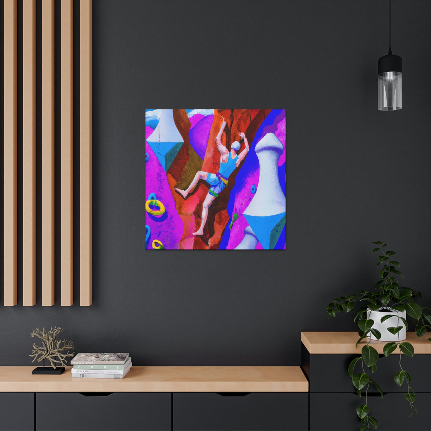 Rock Climbing Dreamscape - Canvas