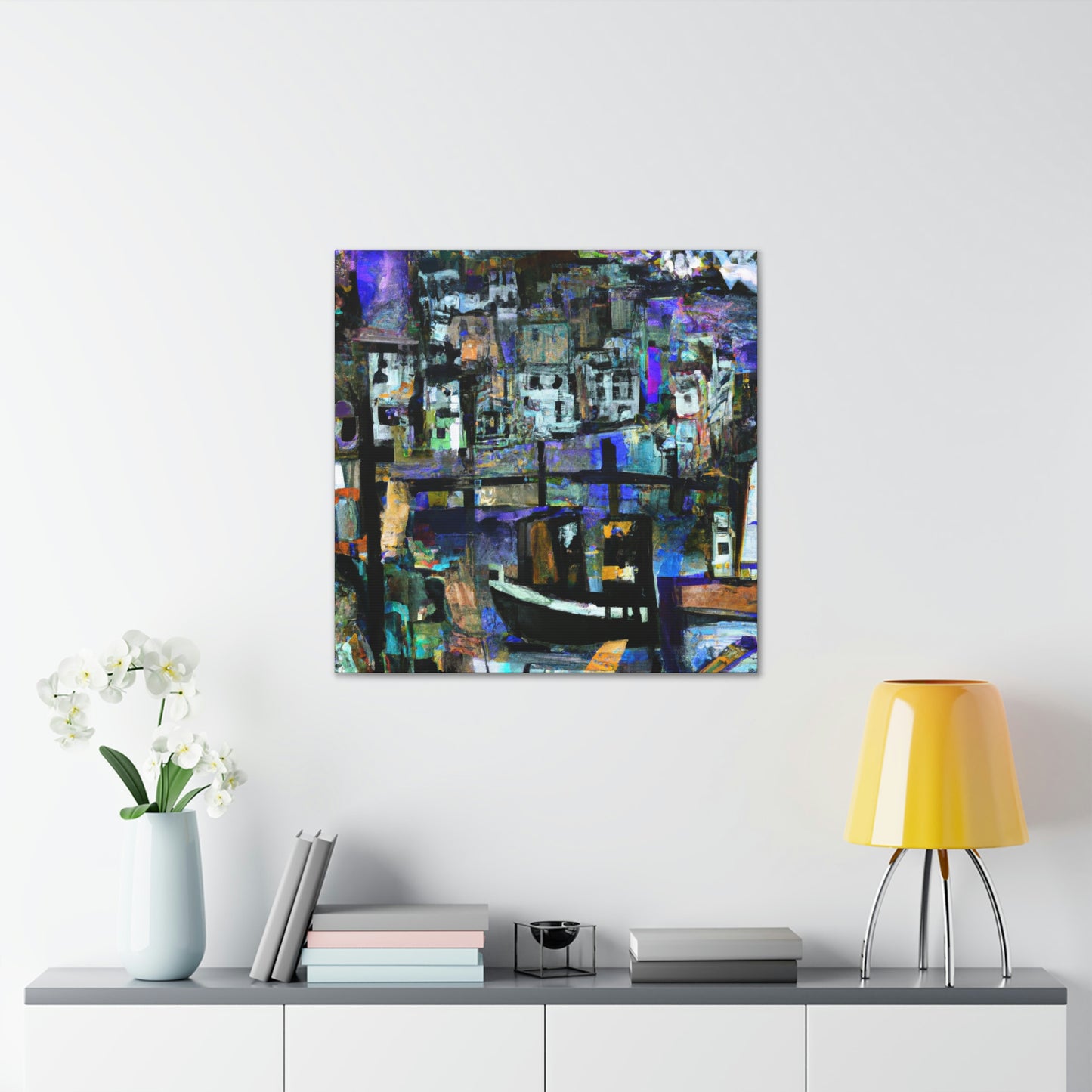 Harbor of Expressionism - Canvas