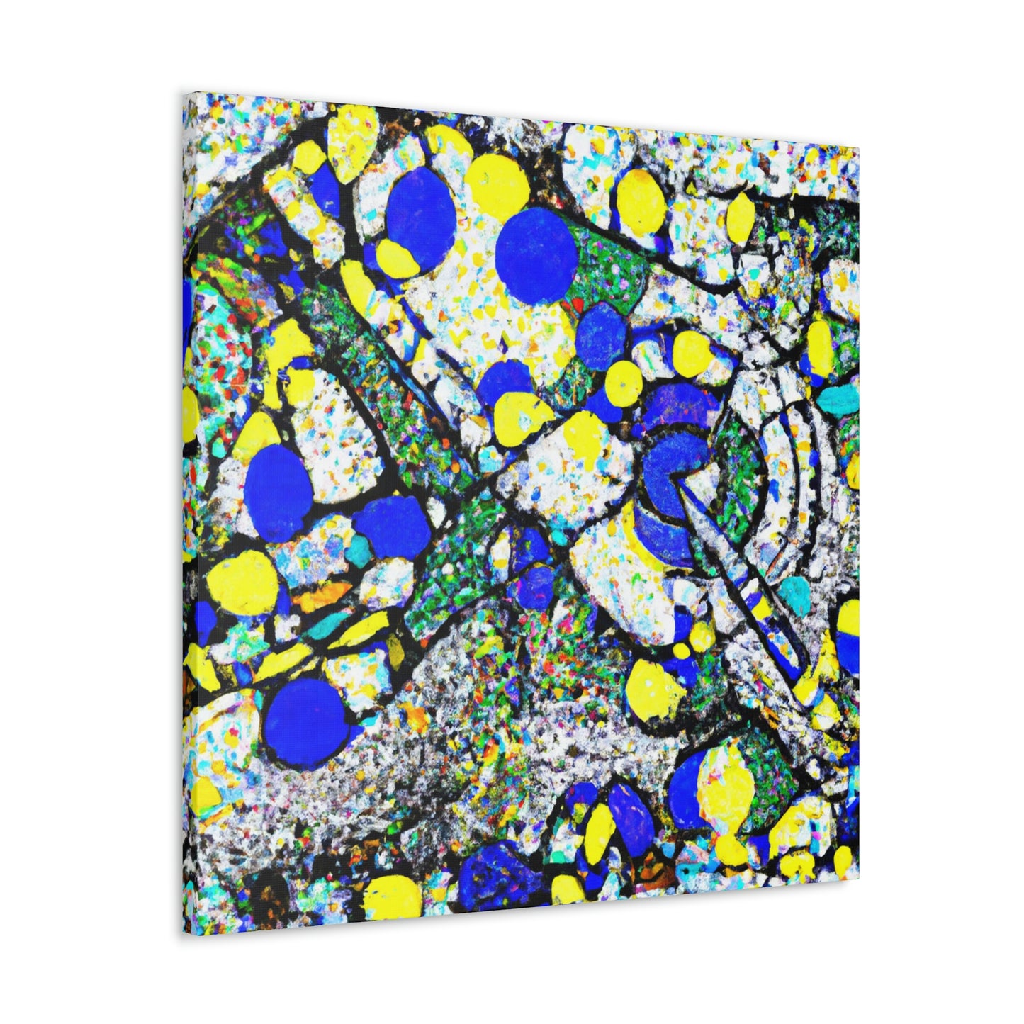 Abstract Expressionist Pointillism - Canvas