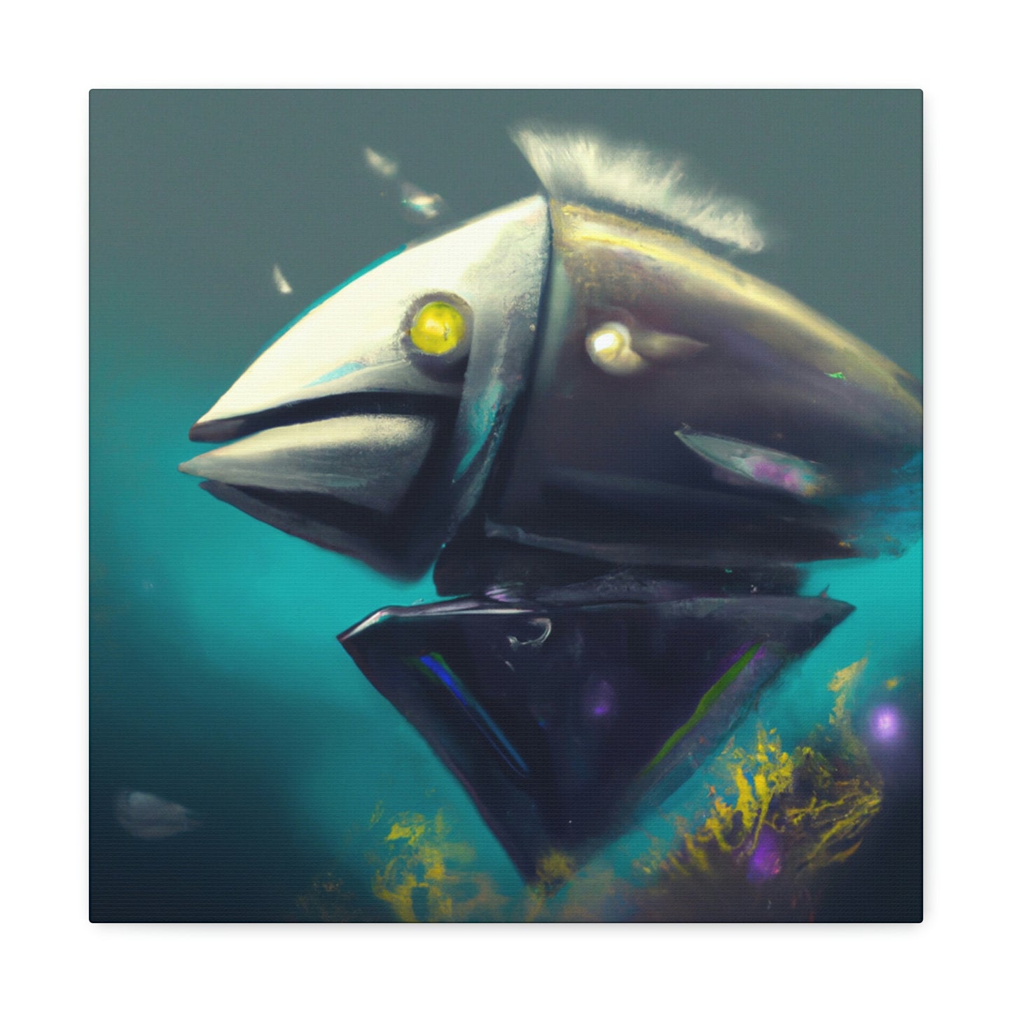 Fish of Simplicity - Canvas