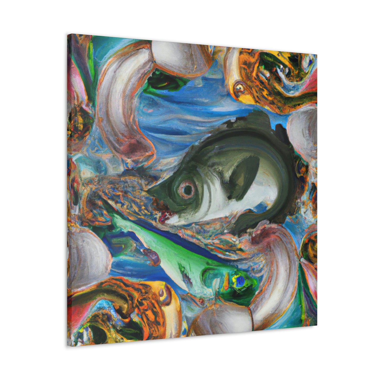 Walleye Dreamscape Scene - Canvas