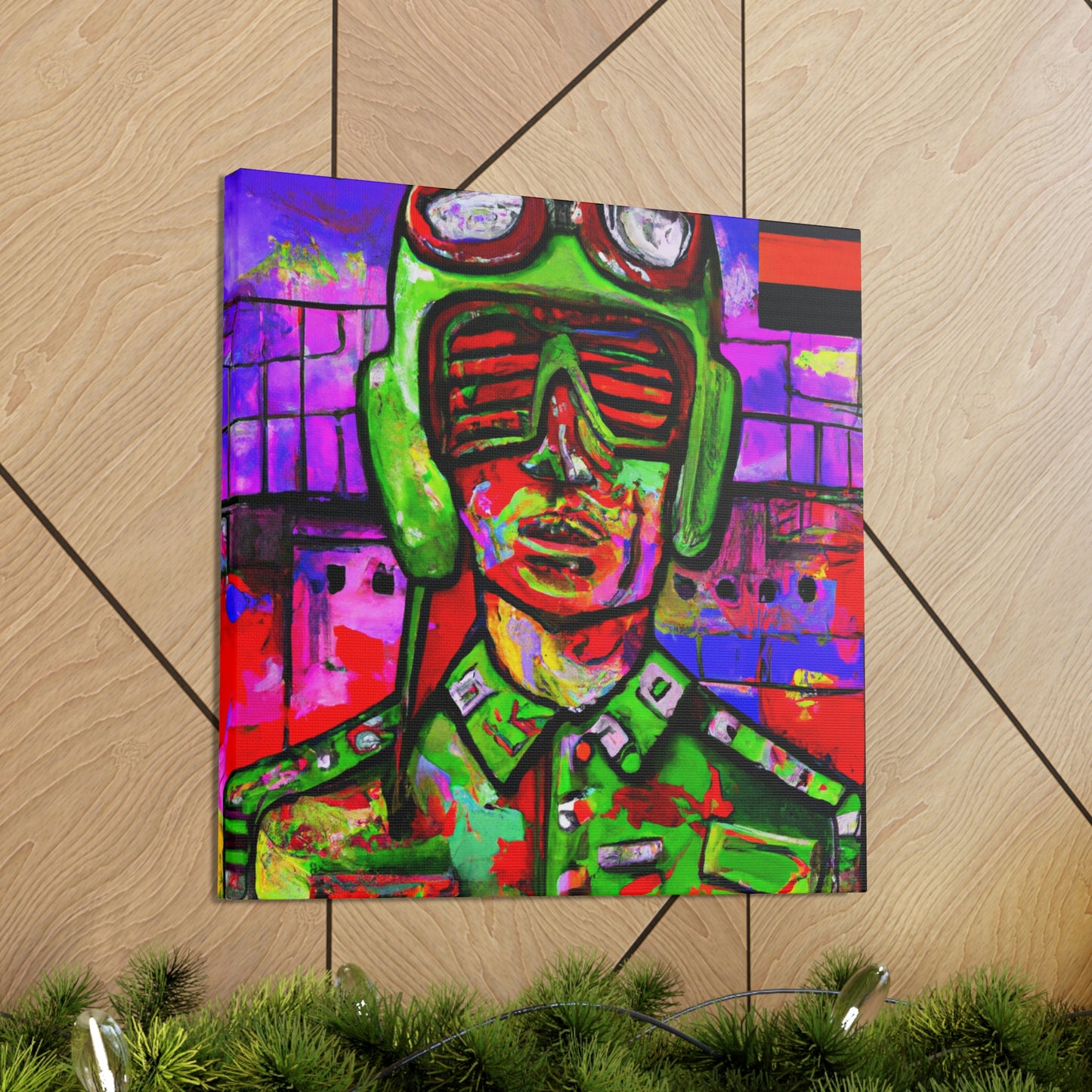 Aviator Soars Fauvism - Canvas