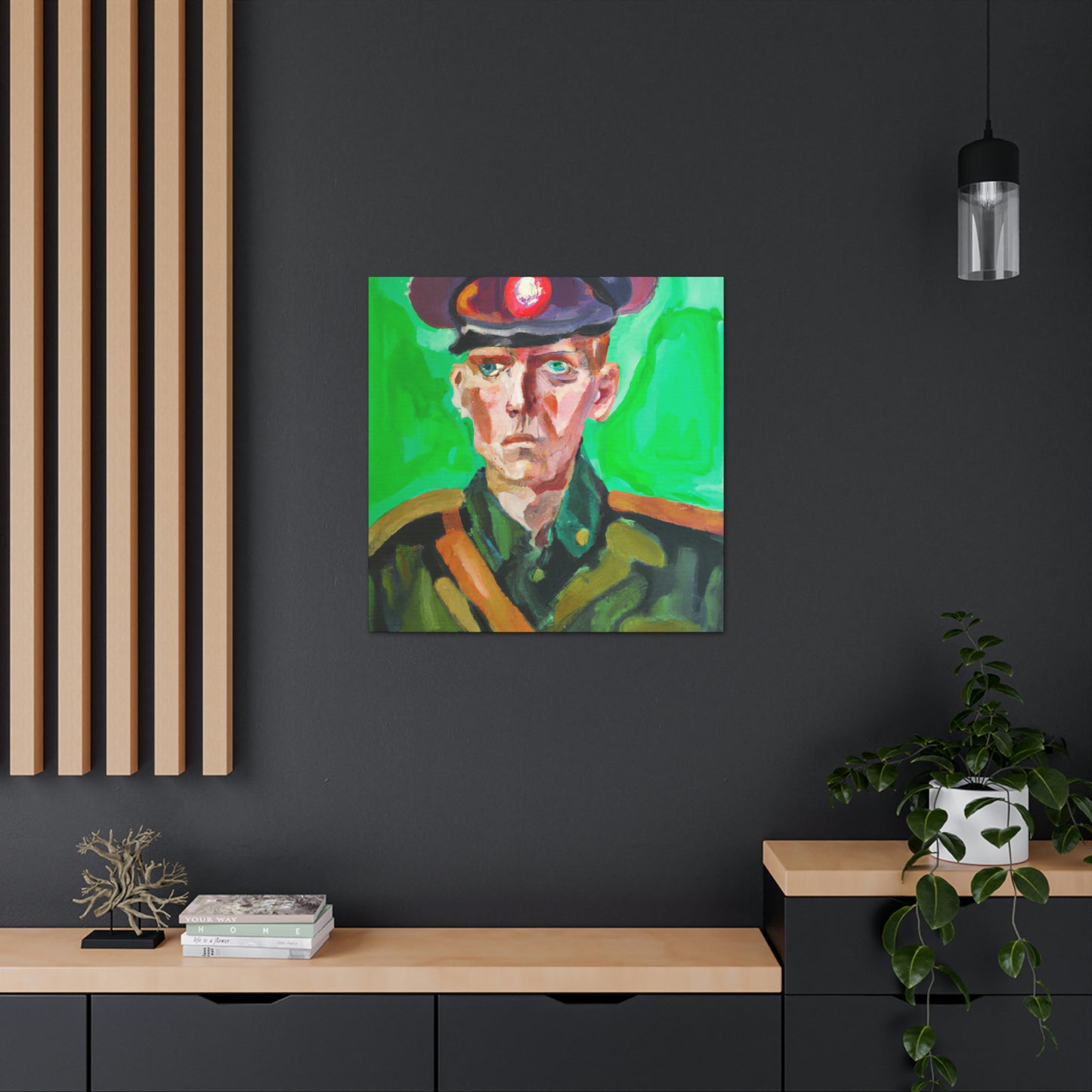 "Supply Sergeant Fauvism" - Canvas