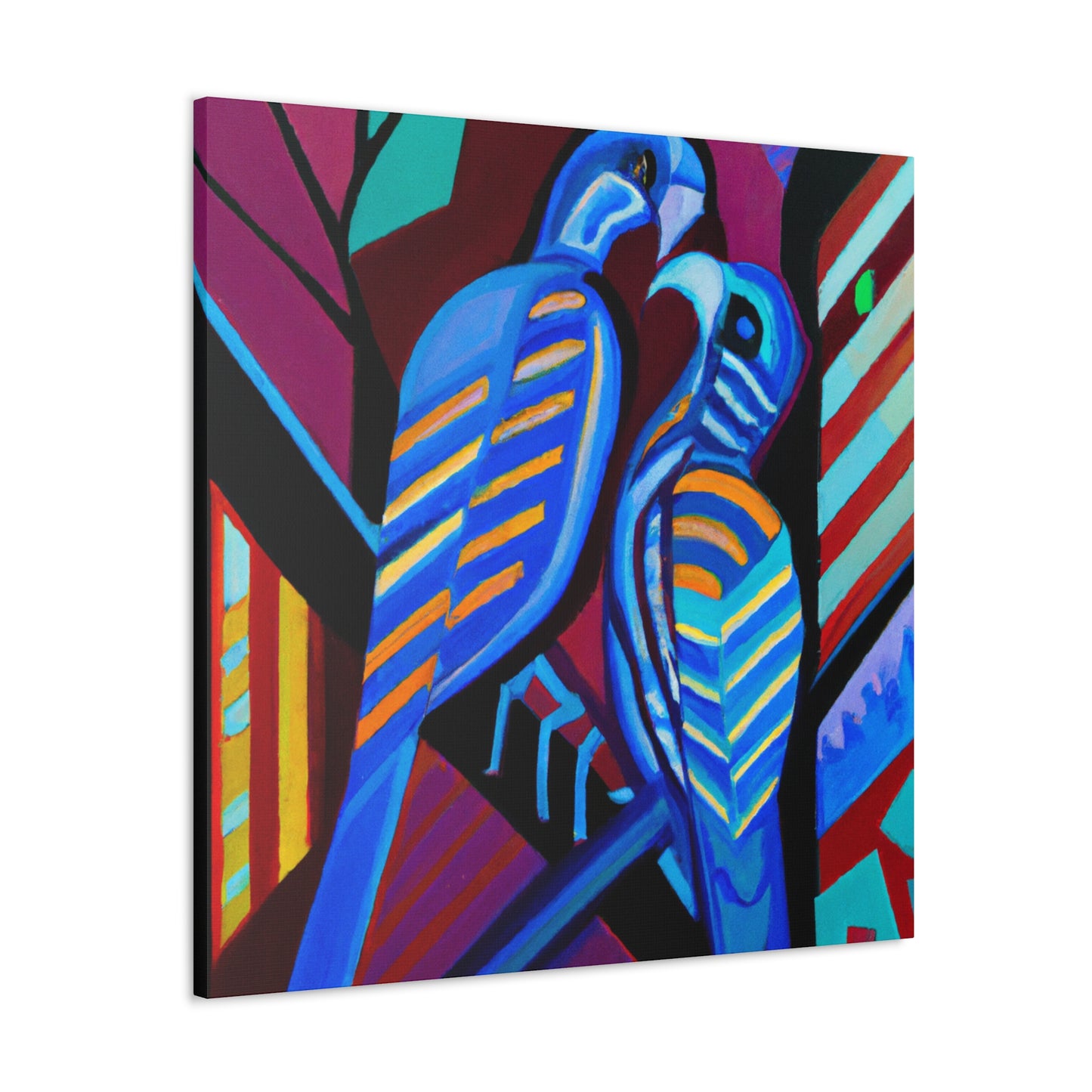 Loving Birds Flourish - Canvas