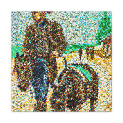 Frontier Town Mosaic - Canvas