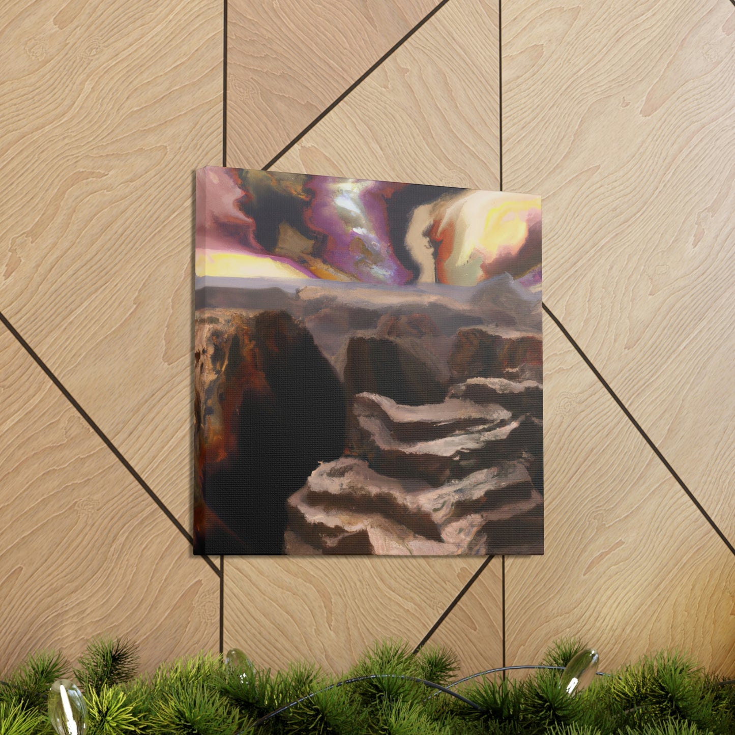 Canyon Awaits Mystery - Canvas