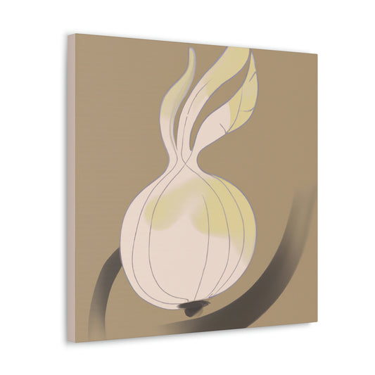 "Onion in Art Deco" - Canvas