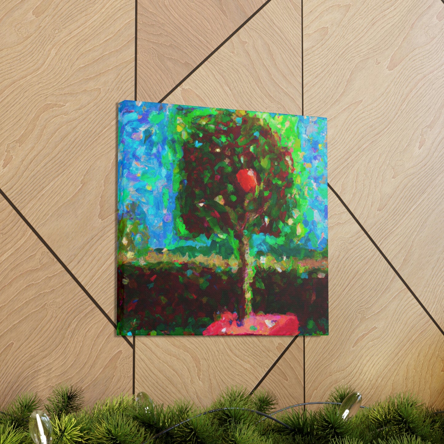 "Apple Tree Harvest Joy" - Canvas