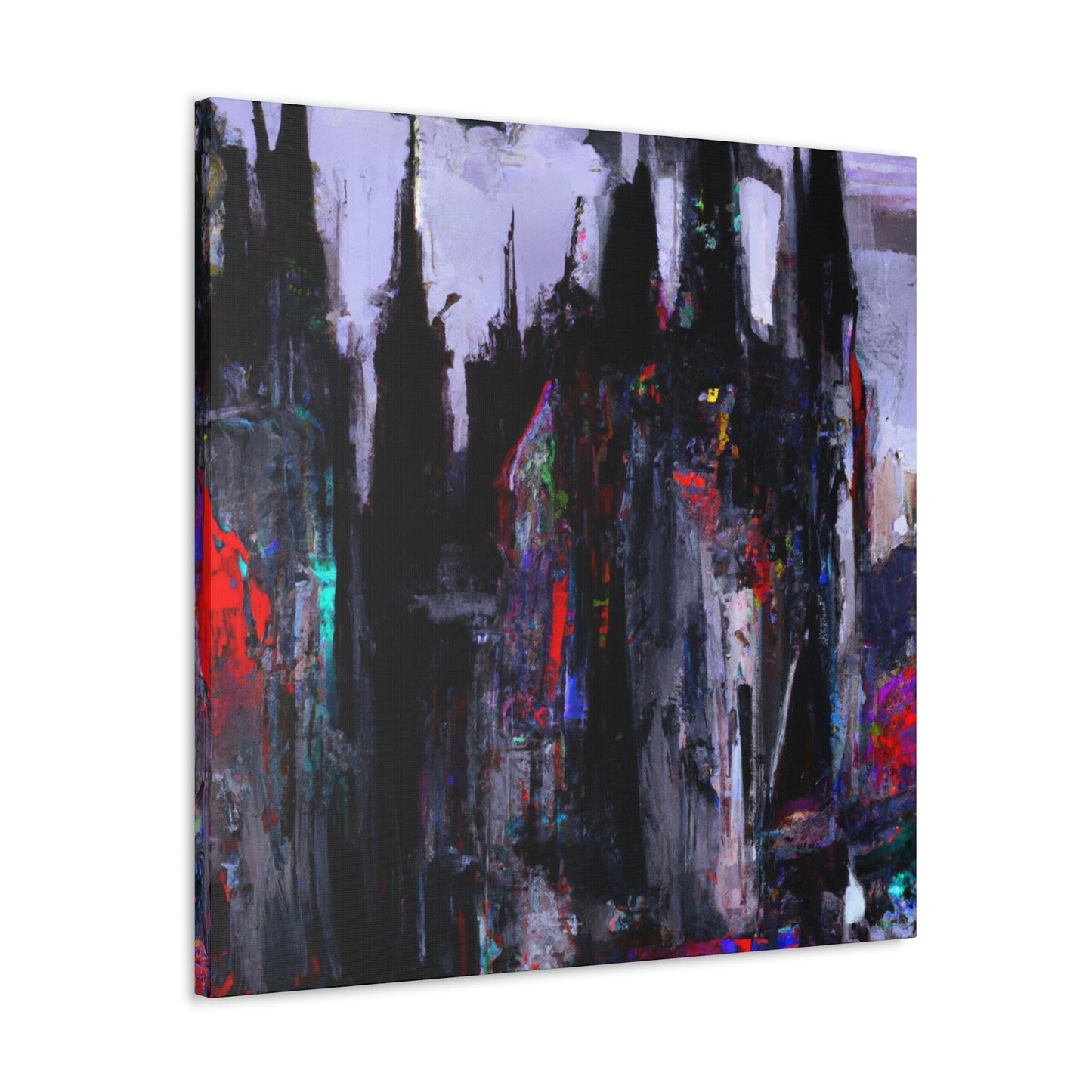 "Gothic Abstract Expressionism" - Canvas