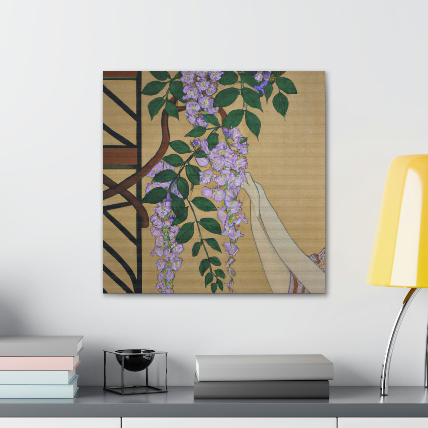 "Wisteria's Lavish Luster" - Canvas