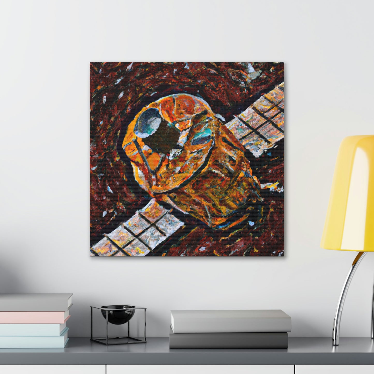 Satellite in Orbit Beauty - Canvas