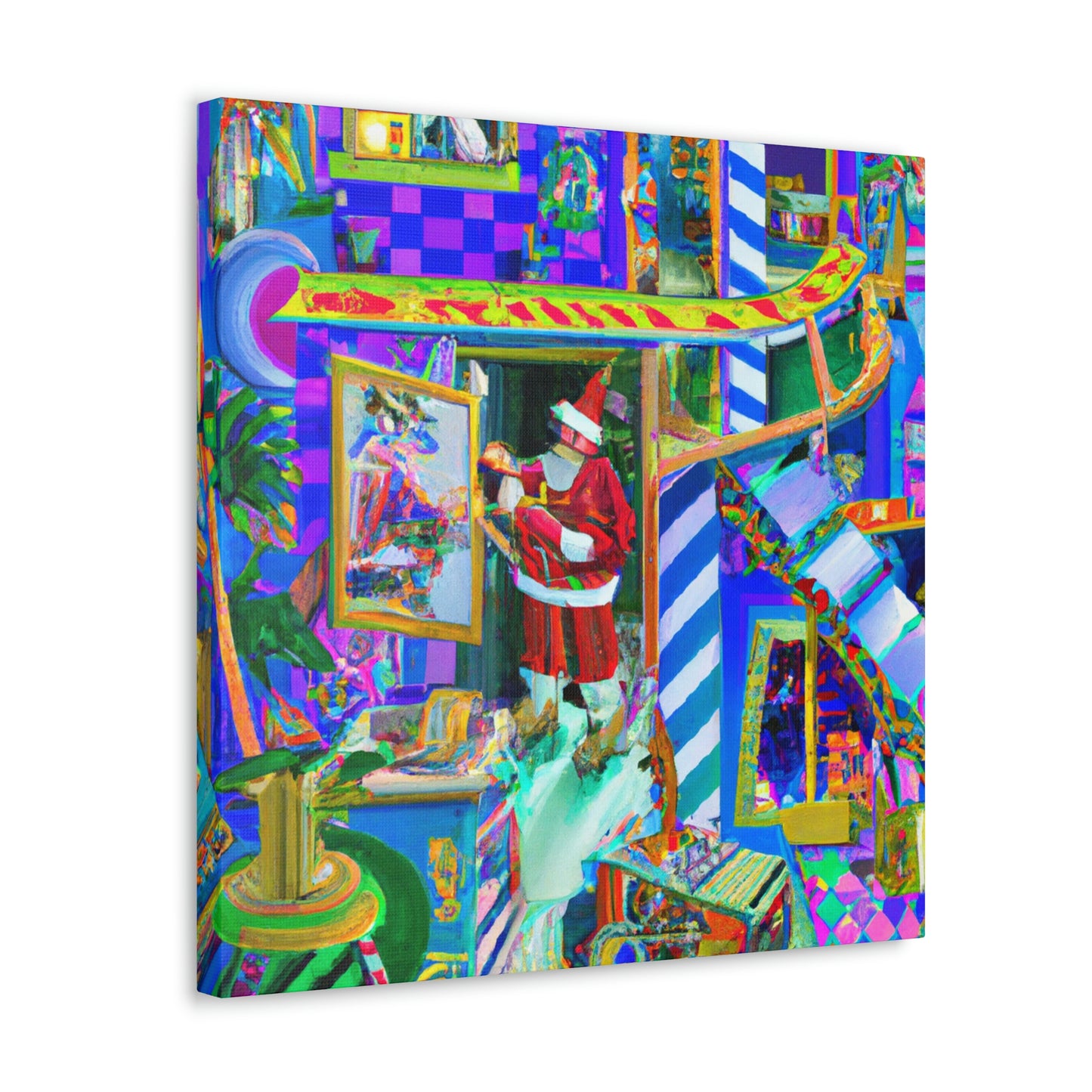 Santa's Magical Workshop - Canvas