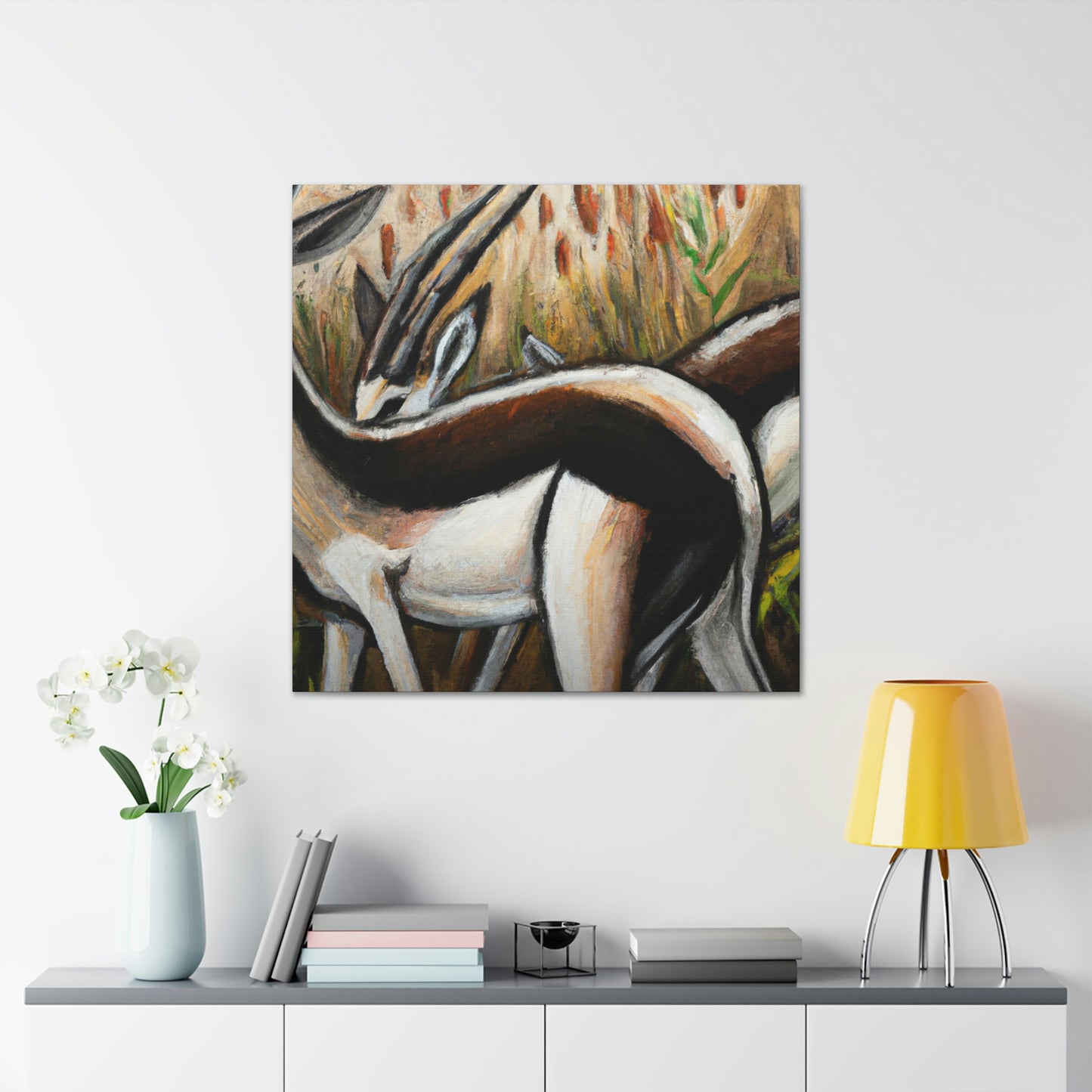 Antelope in Expressionism - Canvas