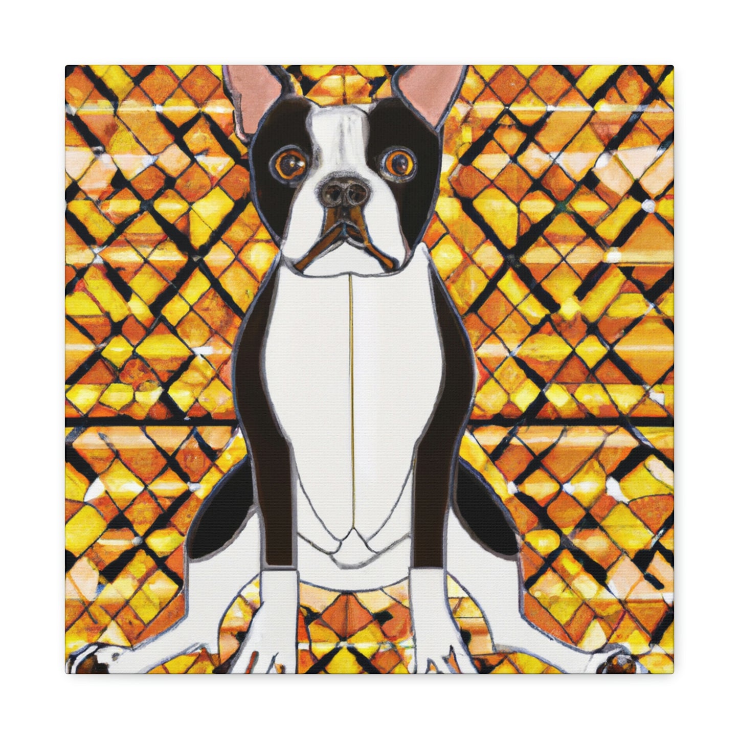 Boston Terrier Bliss - Canvas