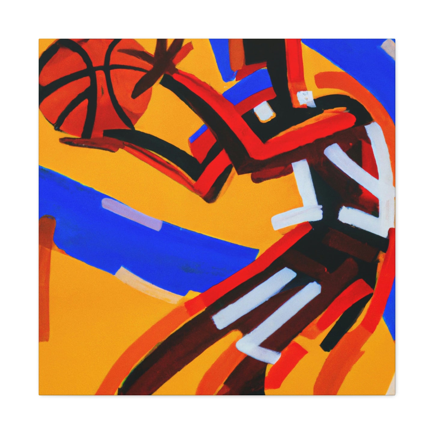 Basketball in Abstractions - Canvas