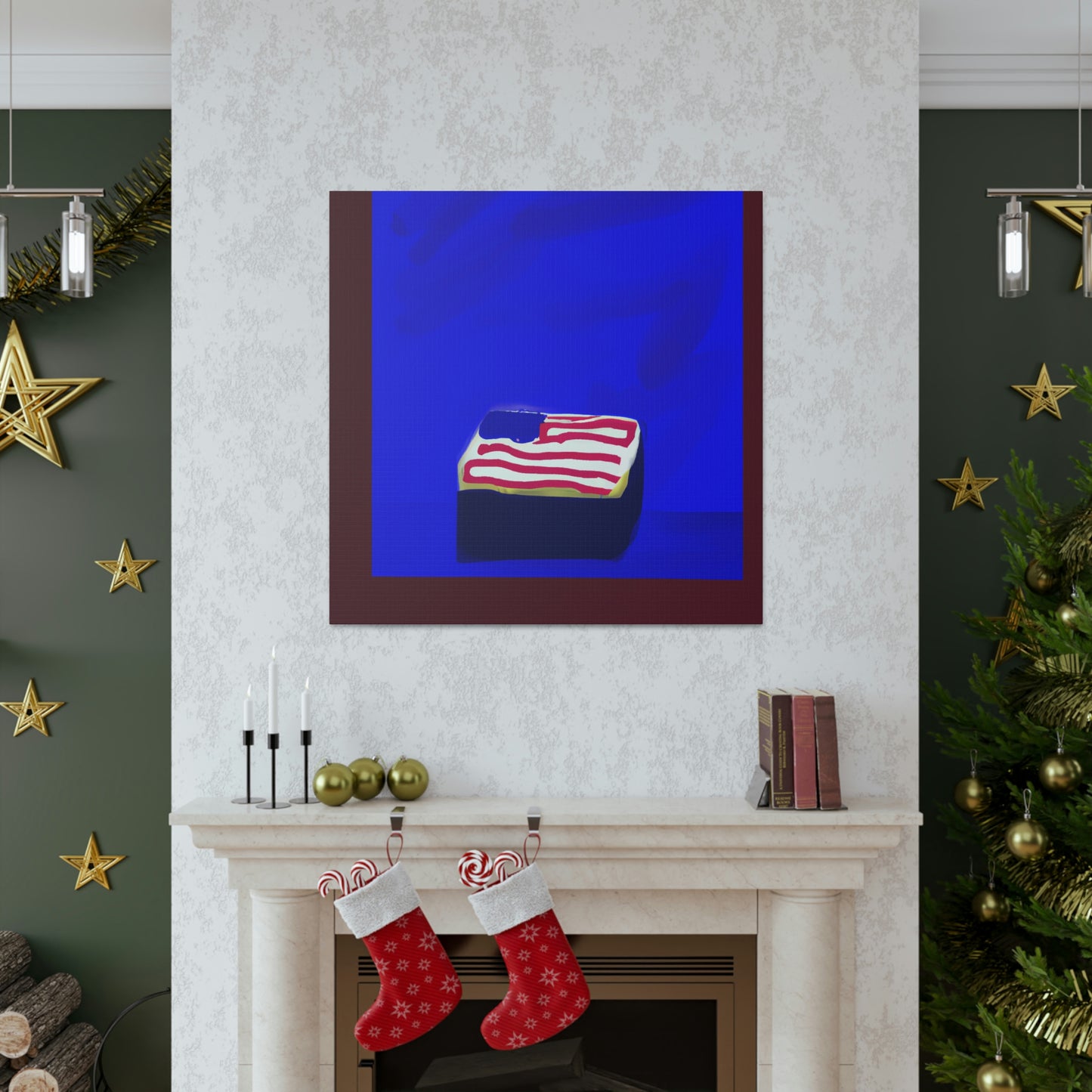 Red, White, Blue. - Canvas