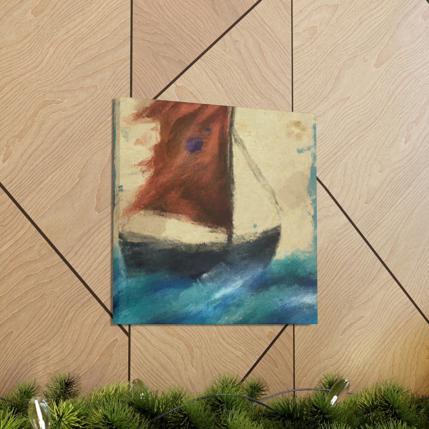 Sailing the Lonely Sea - Canvas