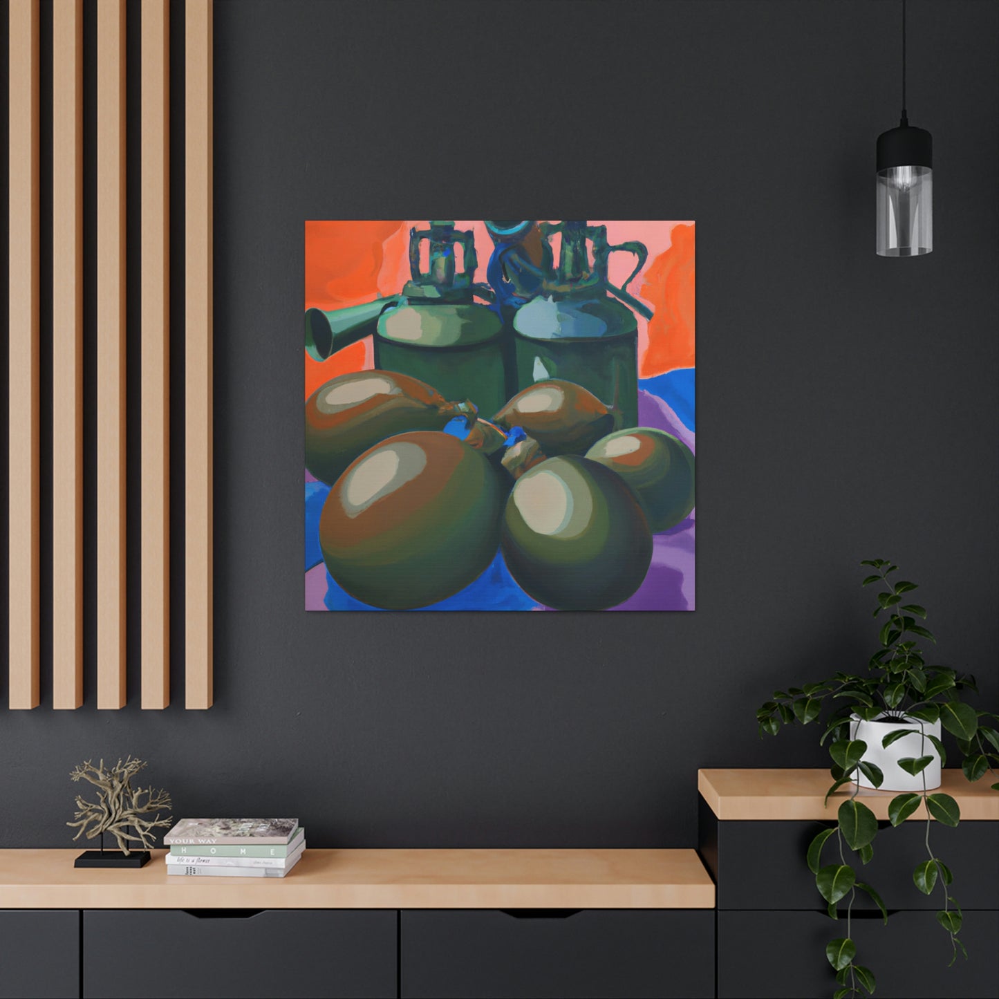 Grenades in Fauvism - Canvas